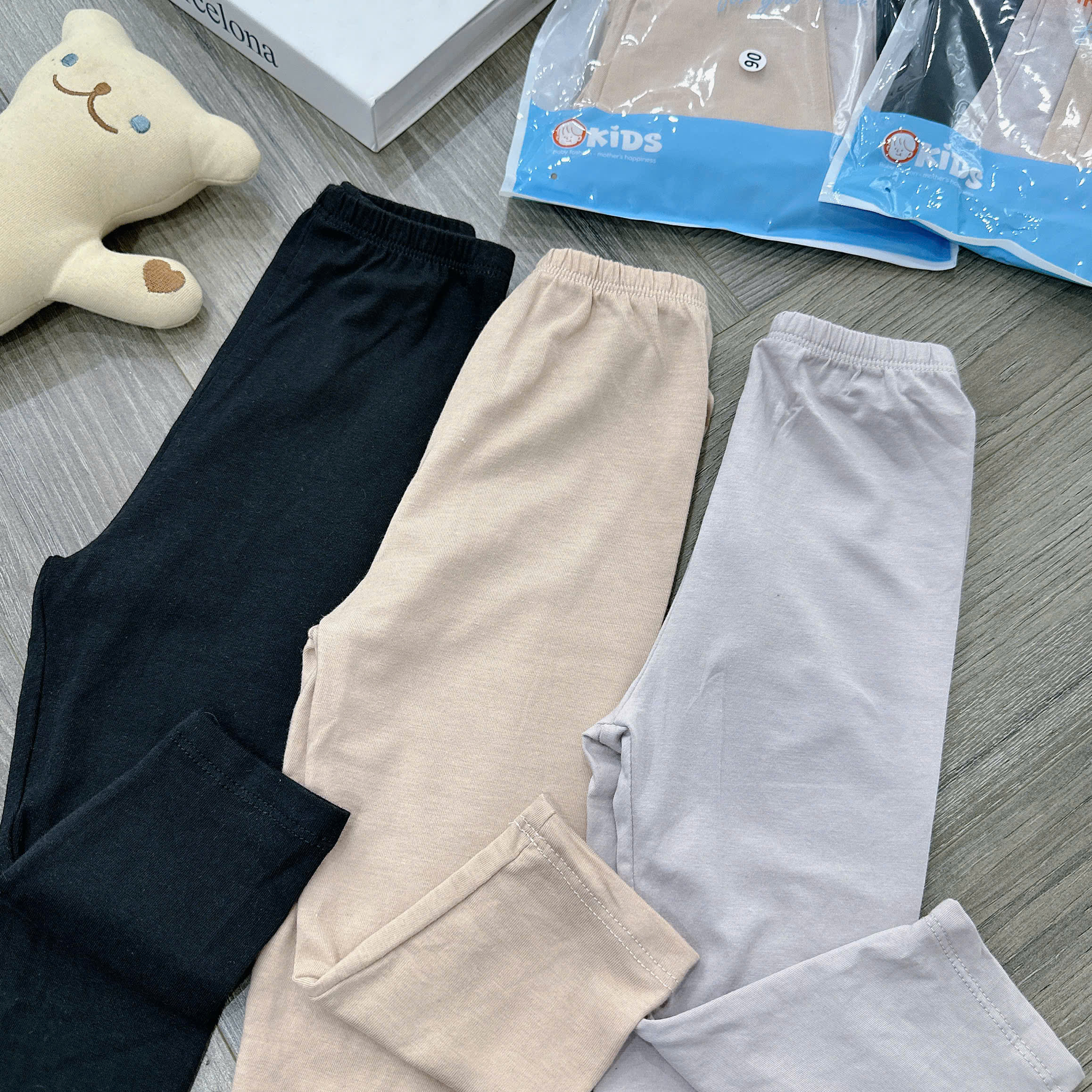 SET 3 QUẦN LEGGING COTTON DÀI( MỚI)