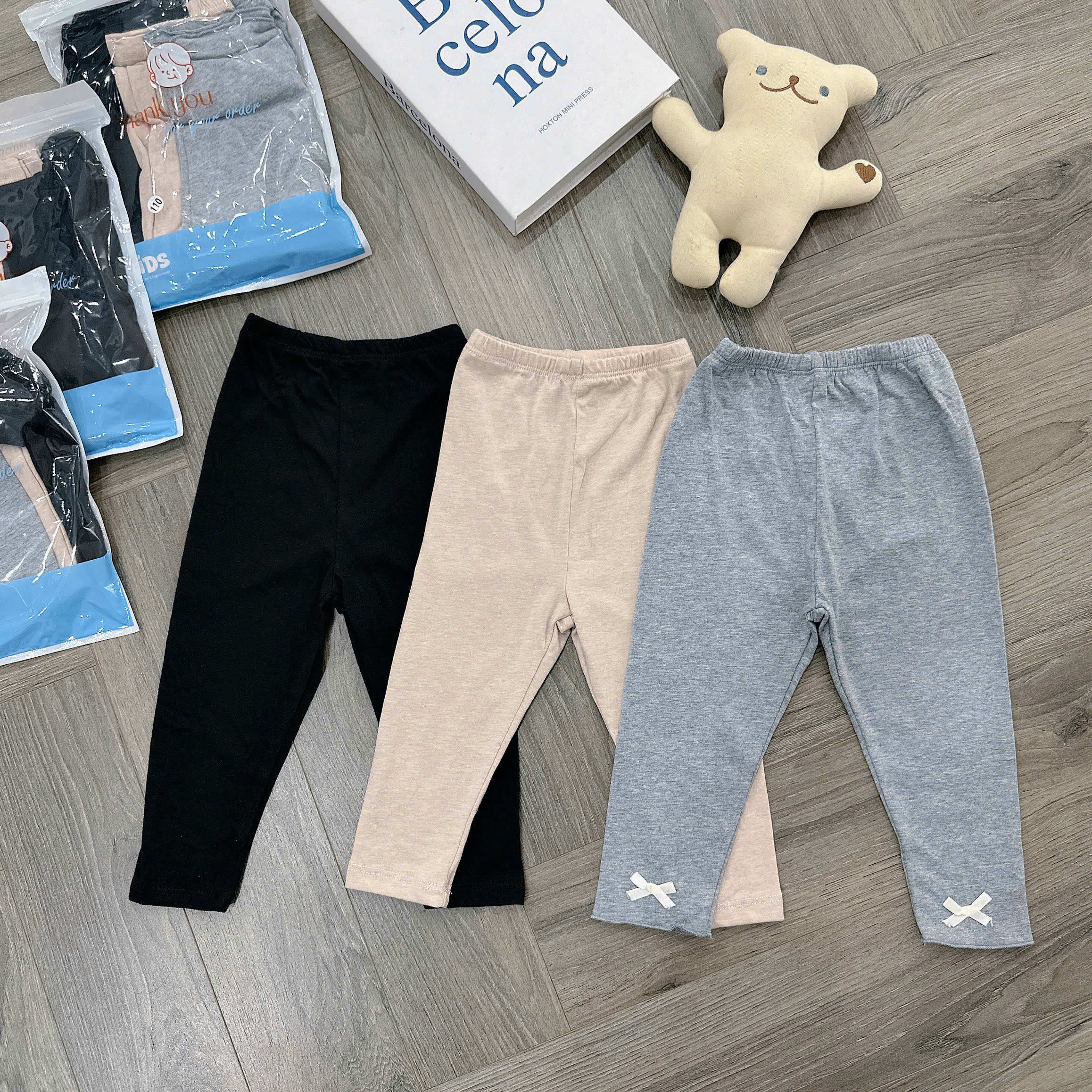 SET 3 QUẦN LEGGING (đen-da-ghi)