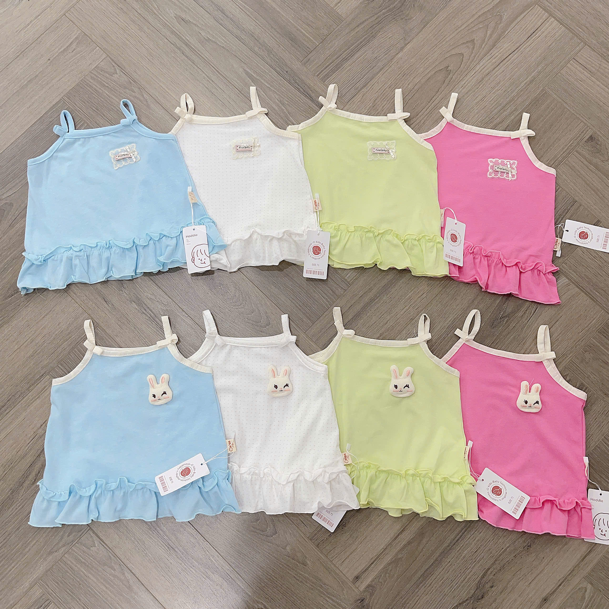SET 4 ÁO 2 DÂY VẠT BÈO