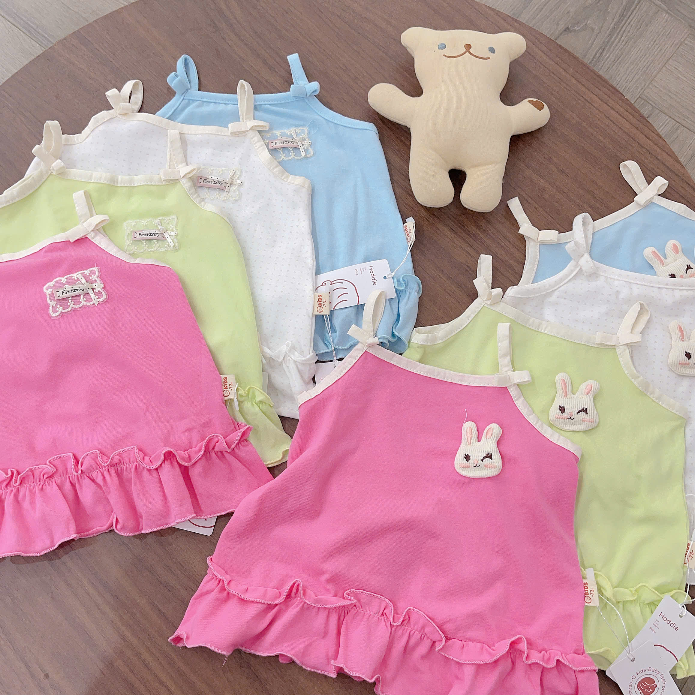 SET 4 ÁO 2 DÂY VẠT BÈO