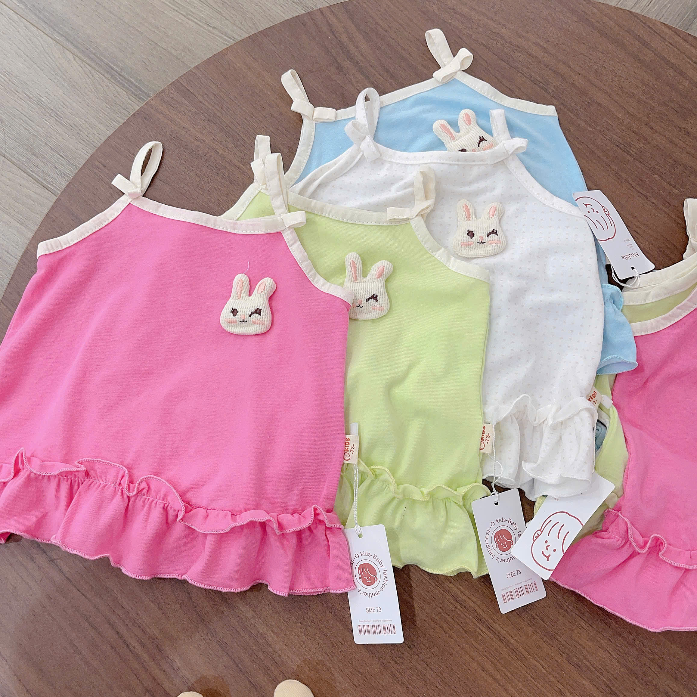 SET 4 ÁO 2 DÂY VẠT BÈO