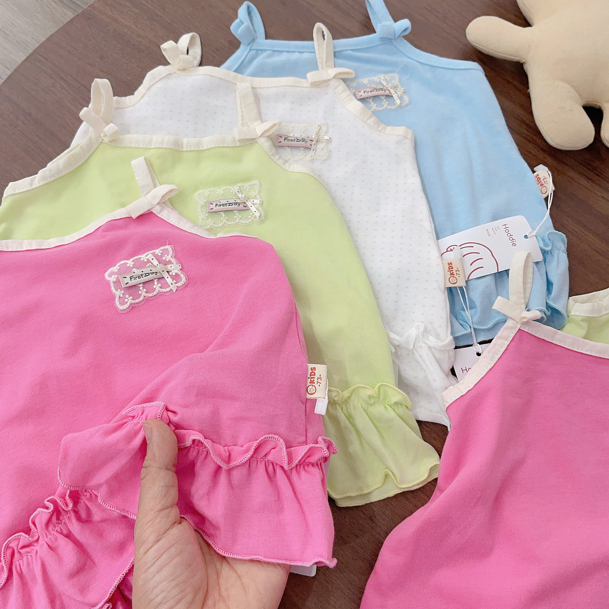 SET 4 ÁO 2 DÂY VẠT BÈO