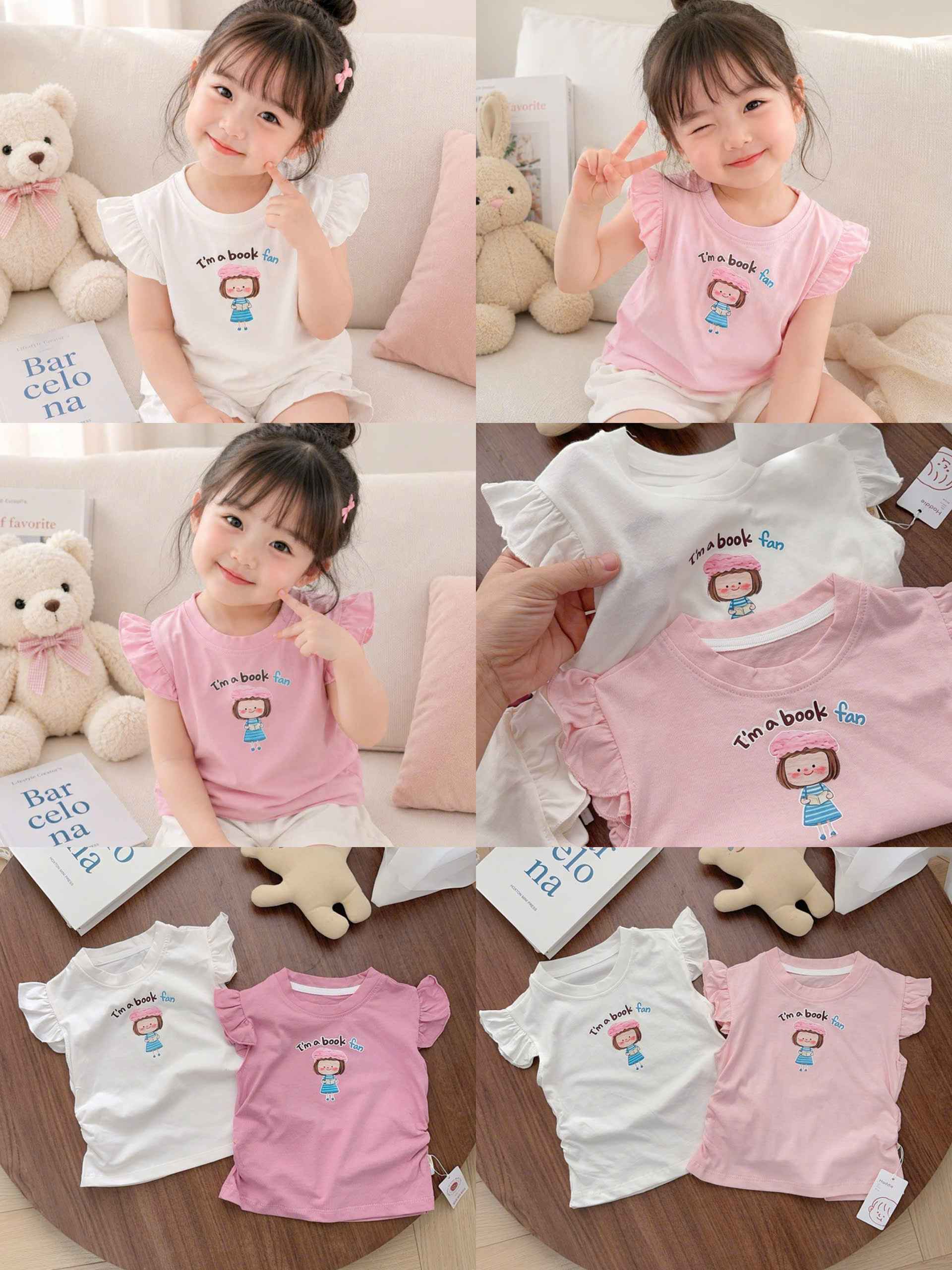Set 2 áo cánh tiên cô gái đáng yêu