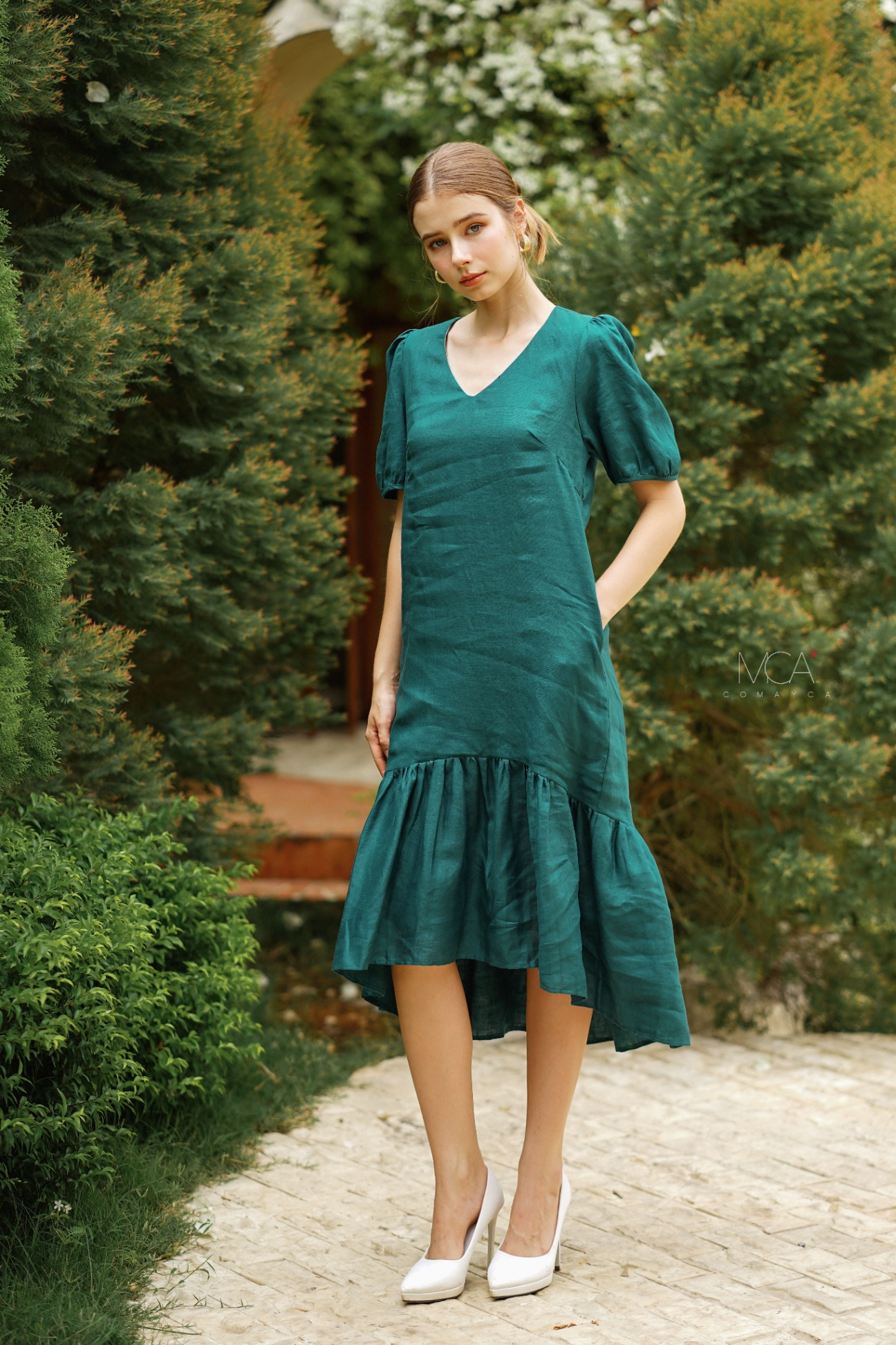 ĐẦM LN TIM MIDI TẦNG-MD00726