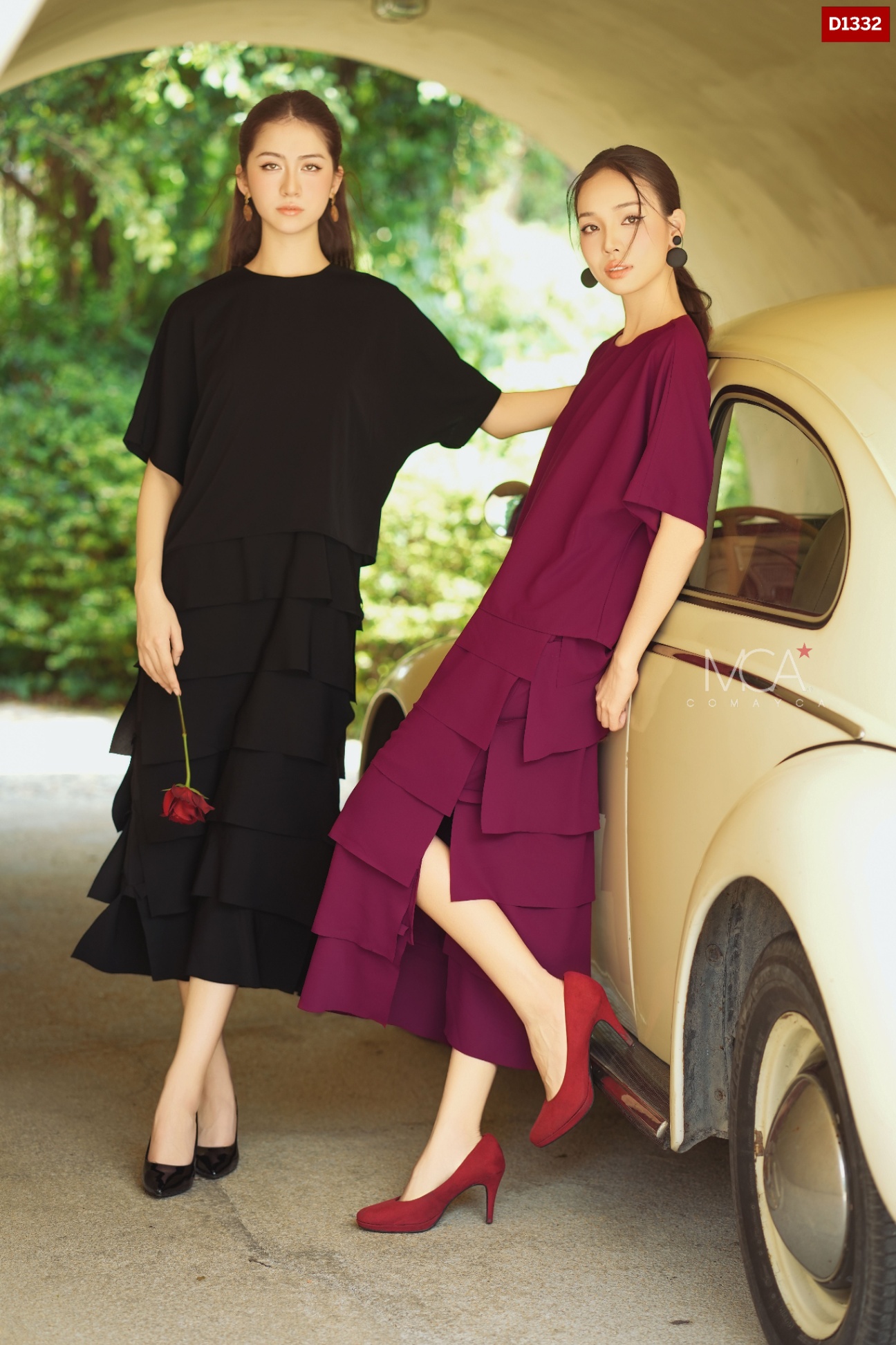 ĐẦM LỤA TẦNG RUA-D1332