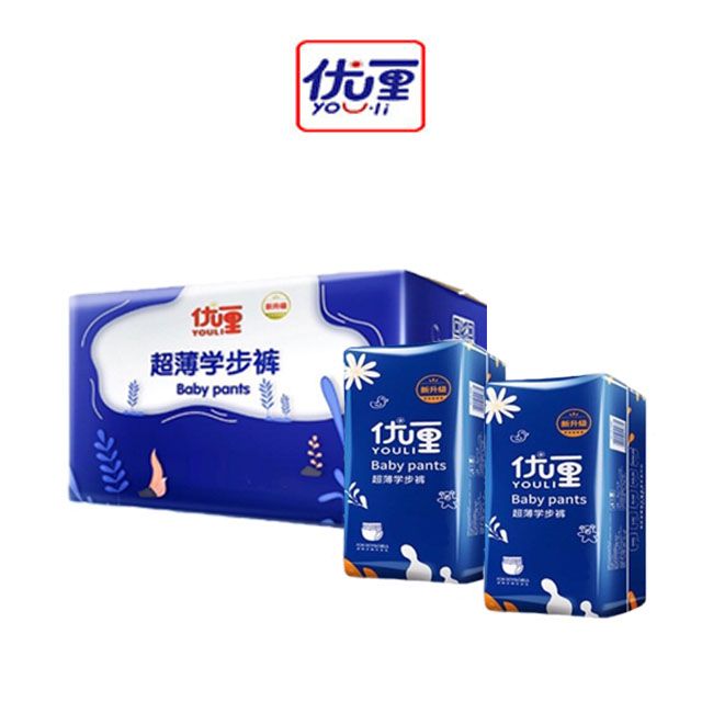 Tã Bỉm YOULI Xanh Dán Size S54*2 cho bé 3-6kg