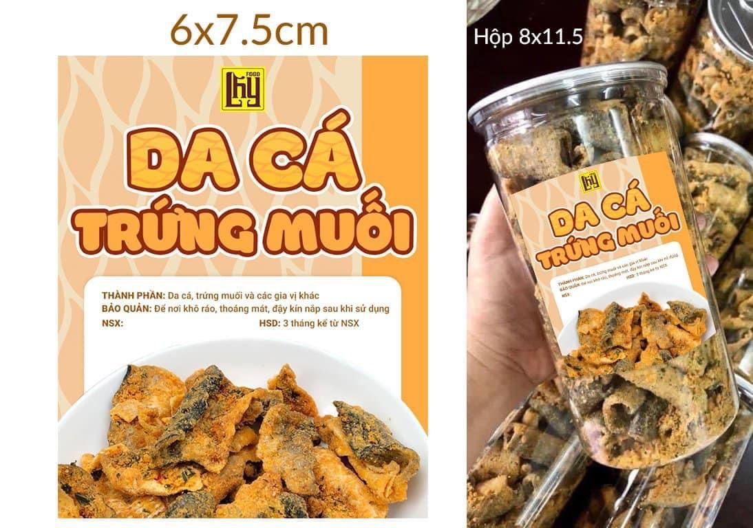 DA CÁ LẮC TRỨNG MUỐI - 180gr