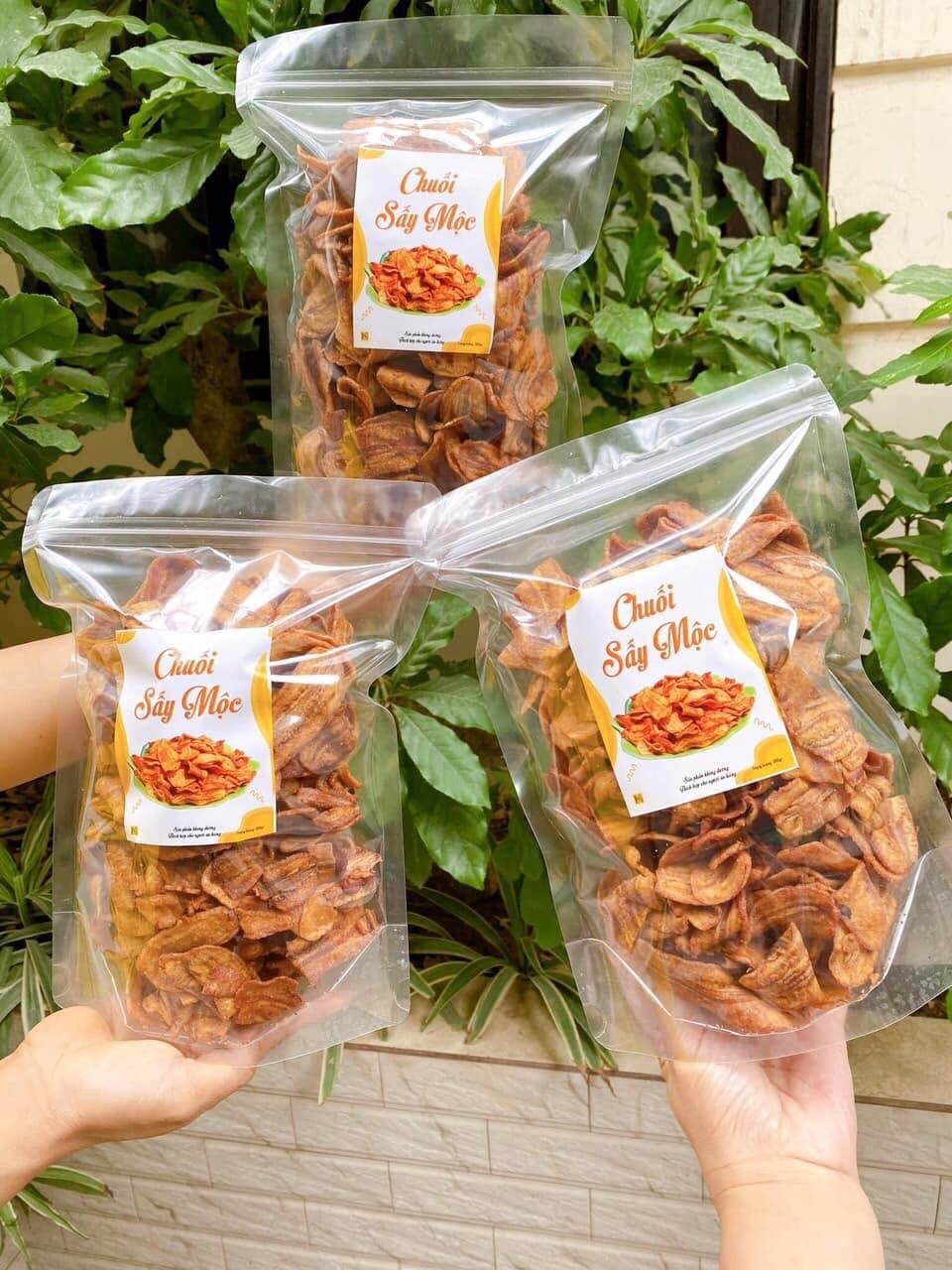 CHUỐI SẤY GIÒN CỰC NGON -Túi 500gr