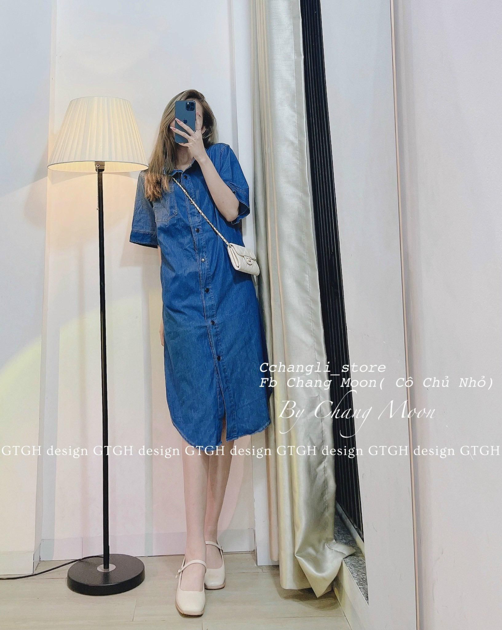 ❤️ Váy sơ mi bò dáng dài ⚠️Hàng order QC - Đầm, váy nữ | ThờiTrangNữ.vn
