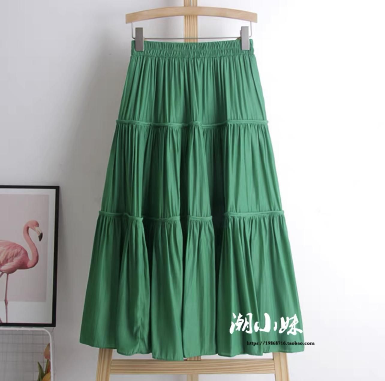 Mua Chân váy xẻ gân tôn dáng Quảng châu quần giả váy siêu xinh 111 - Yeep