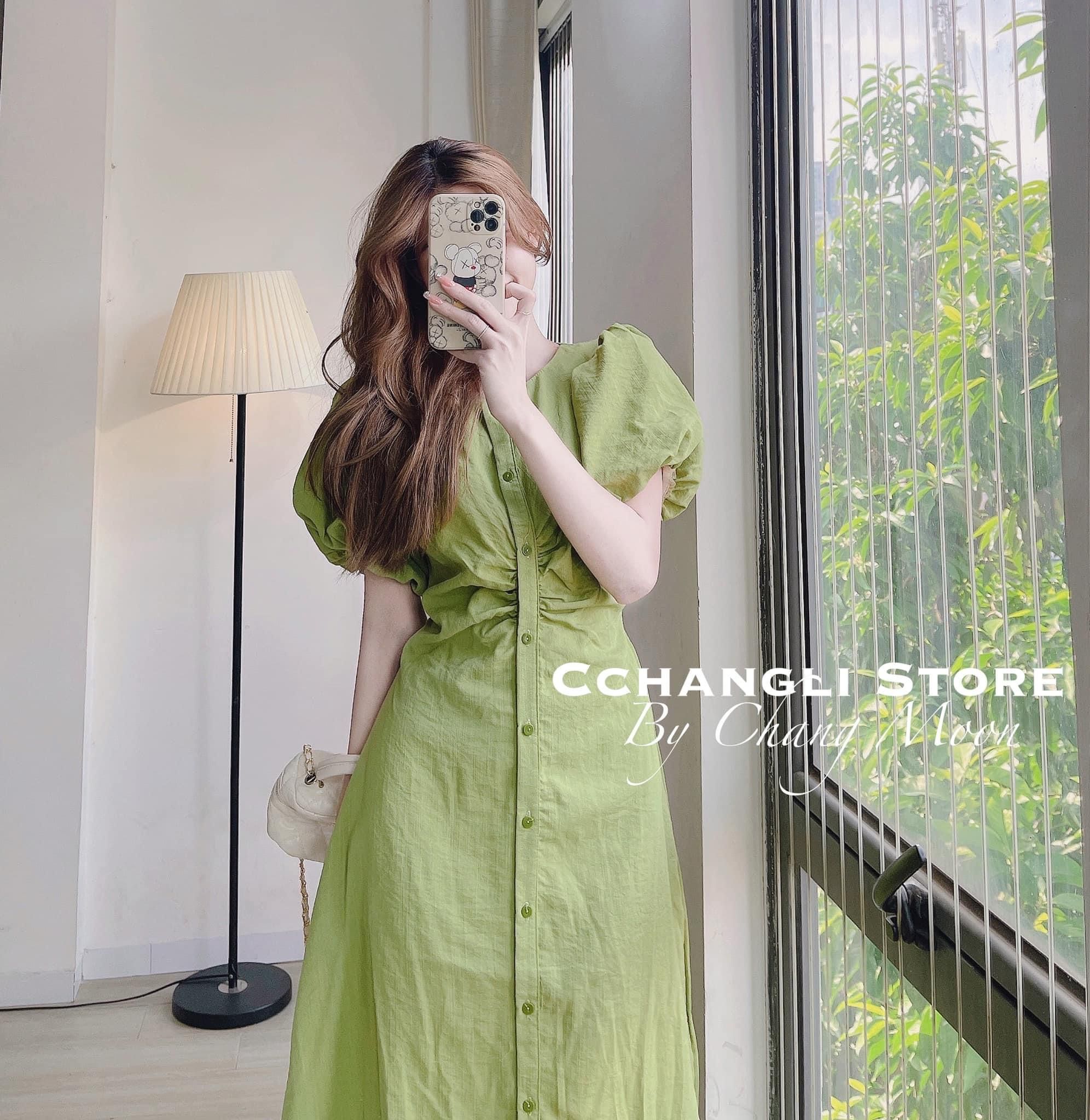 Đầm suông chất đũi cổ trụ phối túi bên hông, chất đũi mềm mát, thời trang  trẻ | Shopee Việt Nam