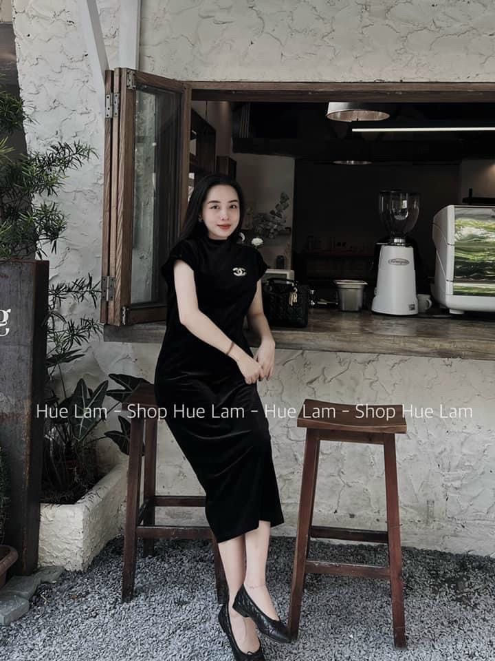 99+ Mẫu váy đầm công sở nữ màu đen | Phú Hoàng Uniform