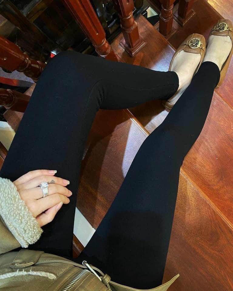 QUẦN LEGGING GU LÓT LÔNG CHO NỮ