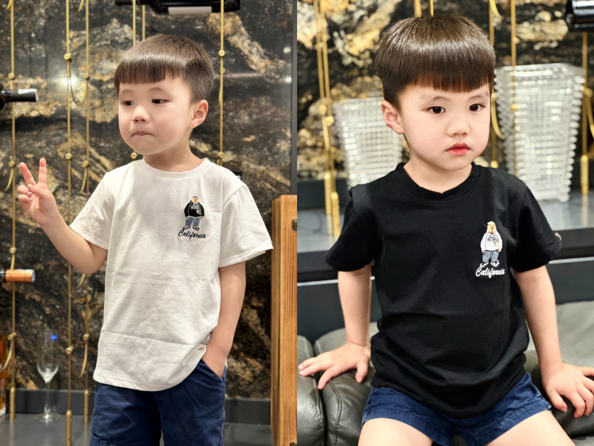 SÉT 2 ÁO GẤU WHOU KIDS CHO BÉ