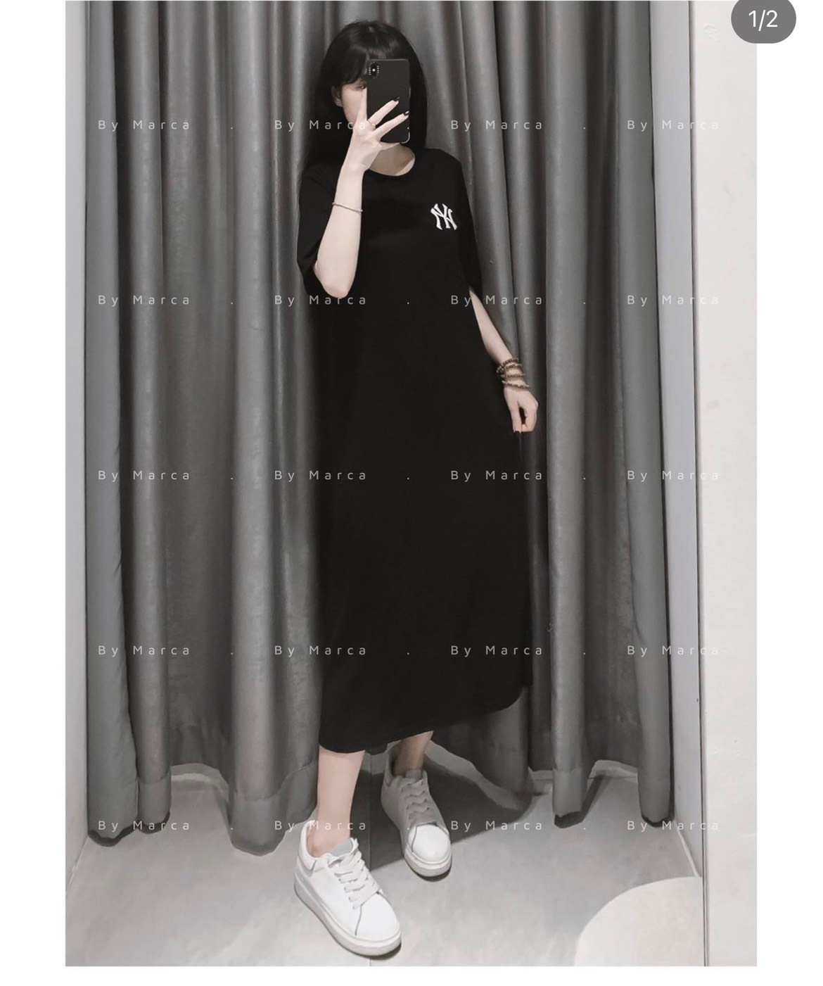 Đầm Suông Dài Dây Xích Khoét Lưng Xẻ Tà Năng Động Oversized, dáng suông tay  lỡ | Shopee Việt Nam