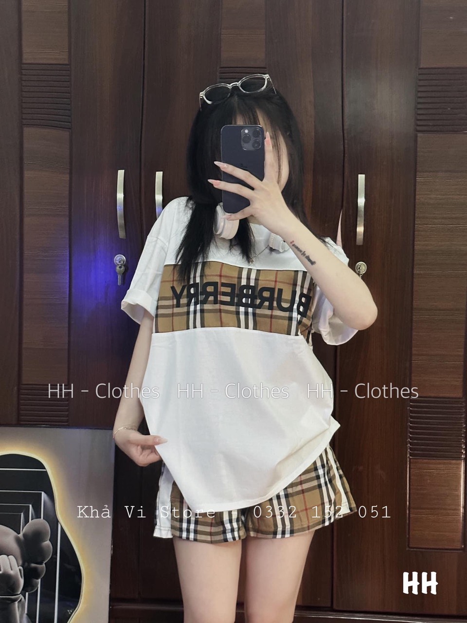 Đầm sơ mi tay dài Burberry - Thời Trang Hot Girl