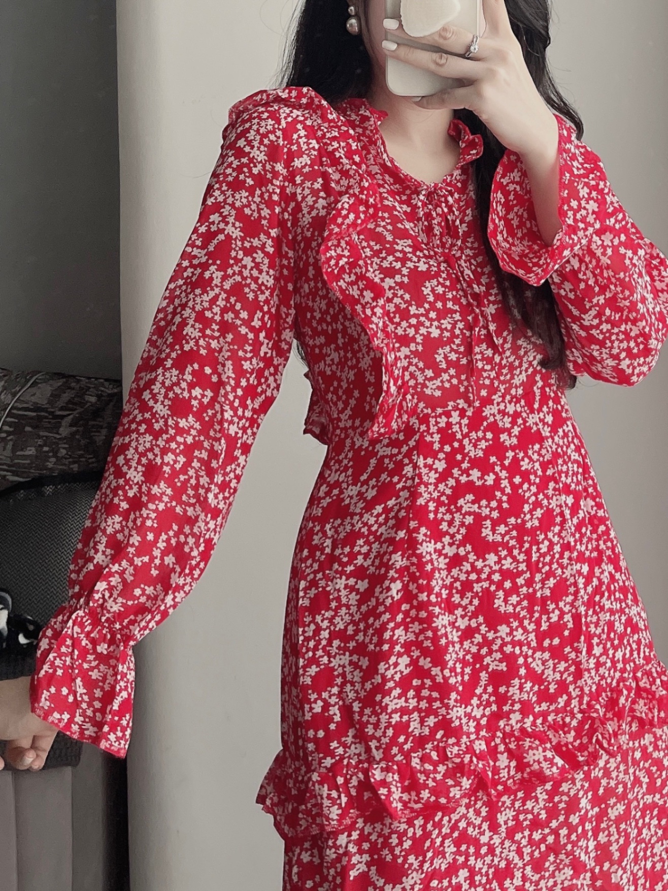Váy Ngủ 100% Cotton Váy Liền Cotton Dài Tay Mẫu Dài Qua Đầu Gối Mùa Xuân Thu  Cho Nữ Váy Ngủ Thu Đông Dày | Lazada.vn