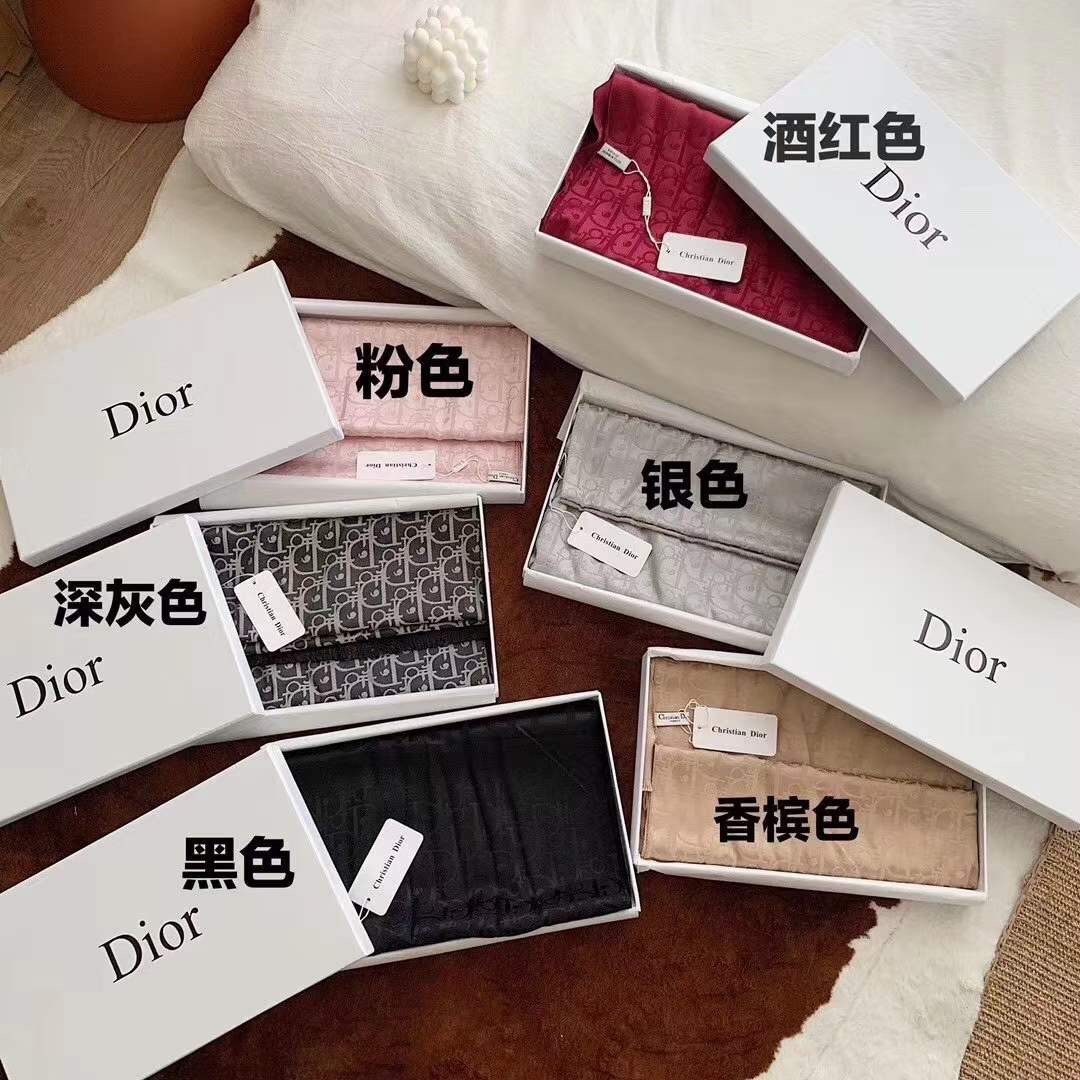 KHĂN LỤA DIOR FULL BOX