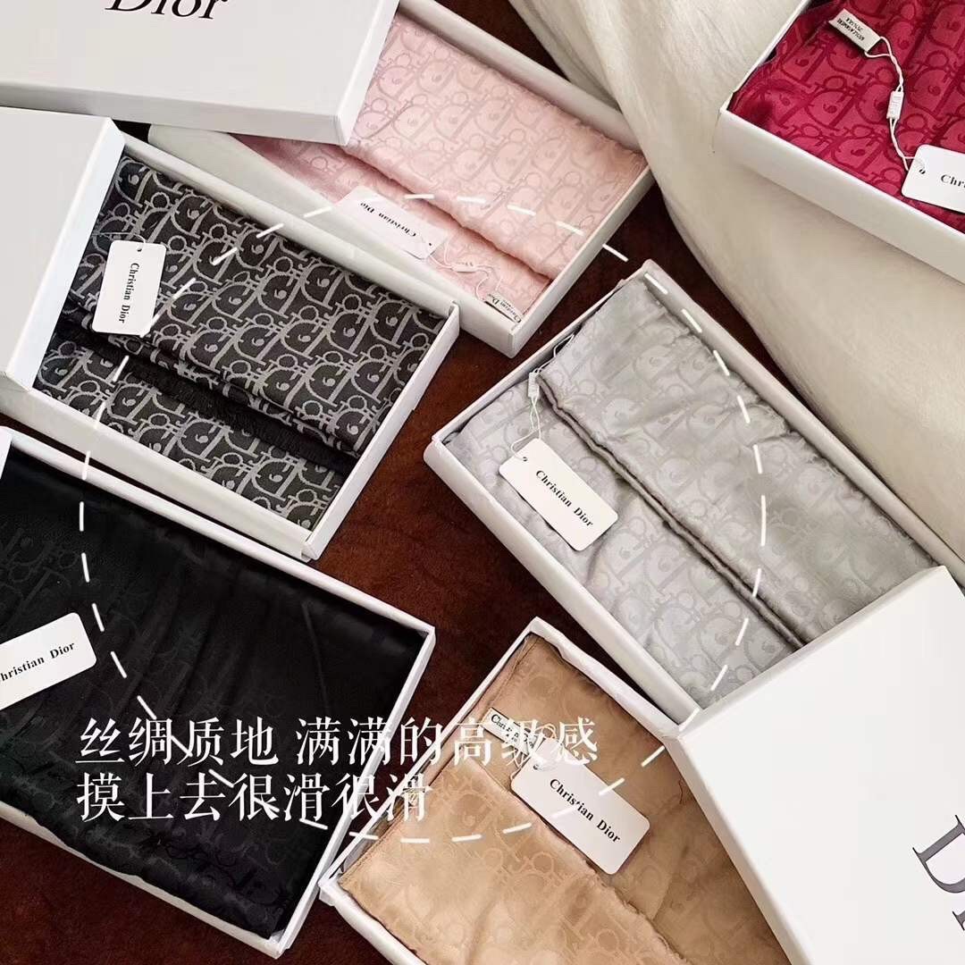 KHĂN LỤA DIOR FULL BOX