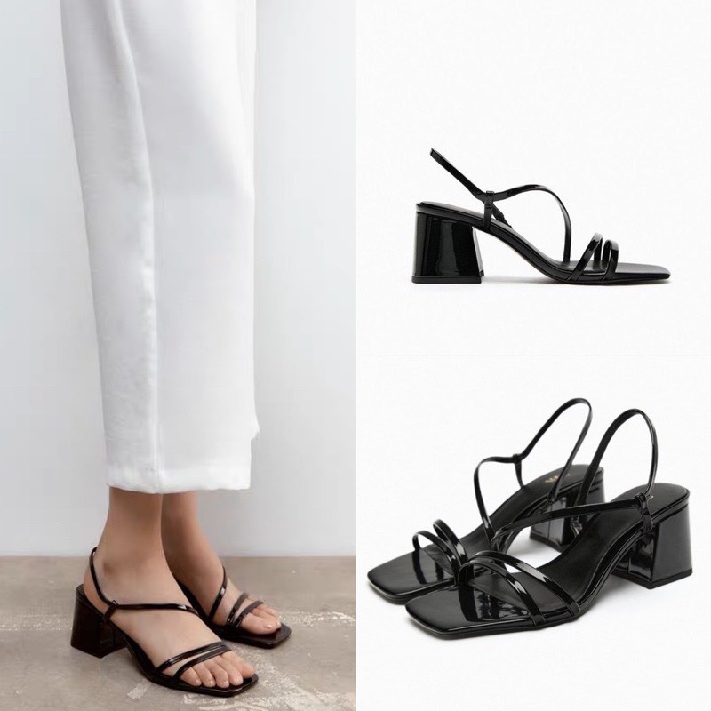 DÉP SANDAL ZARA CAO GÓT FULL BOX M7850