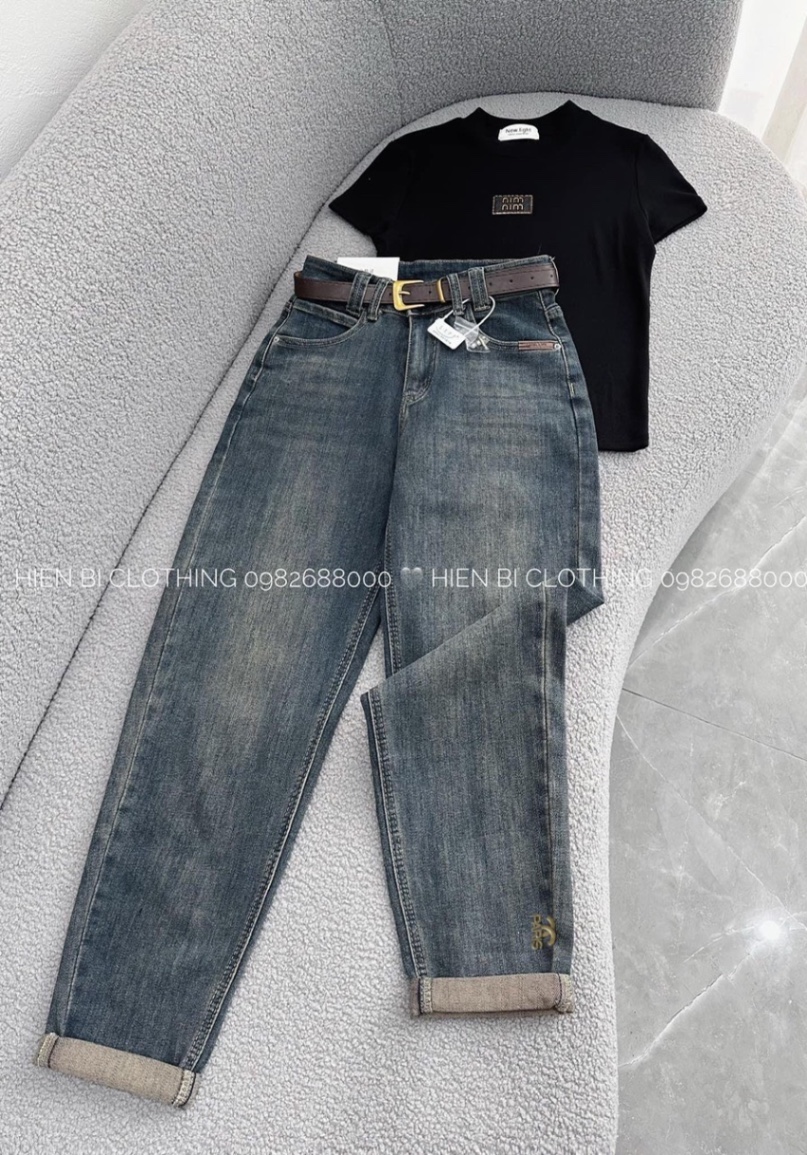 QUẦN JEAN BAGGY KÈM TAG CHANEL NỮ M2552