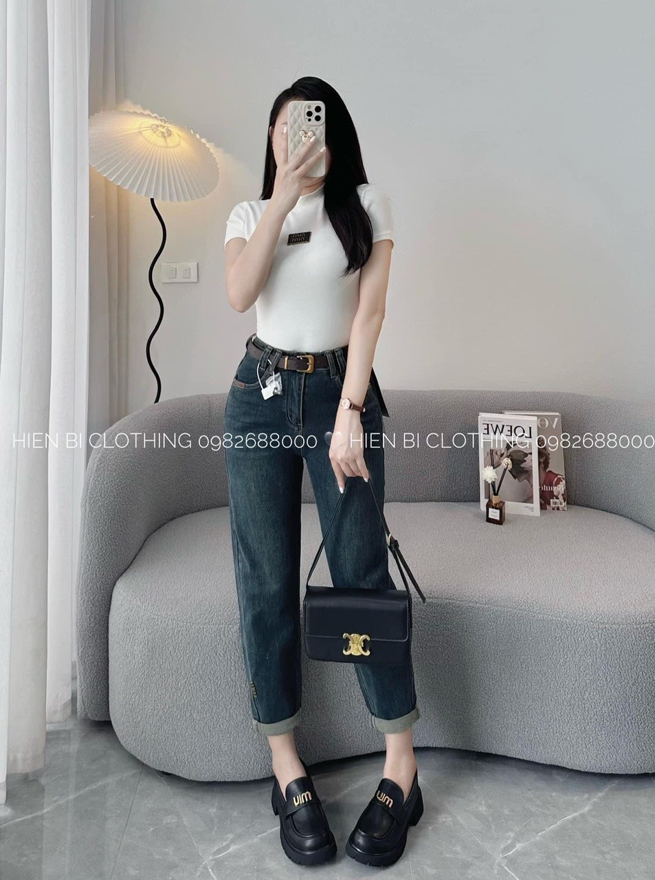 QUẦN JEAN BAGGY KÈM TAG CHANEL NỮ M2552