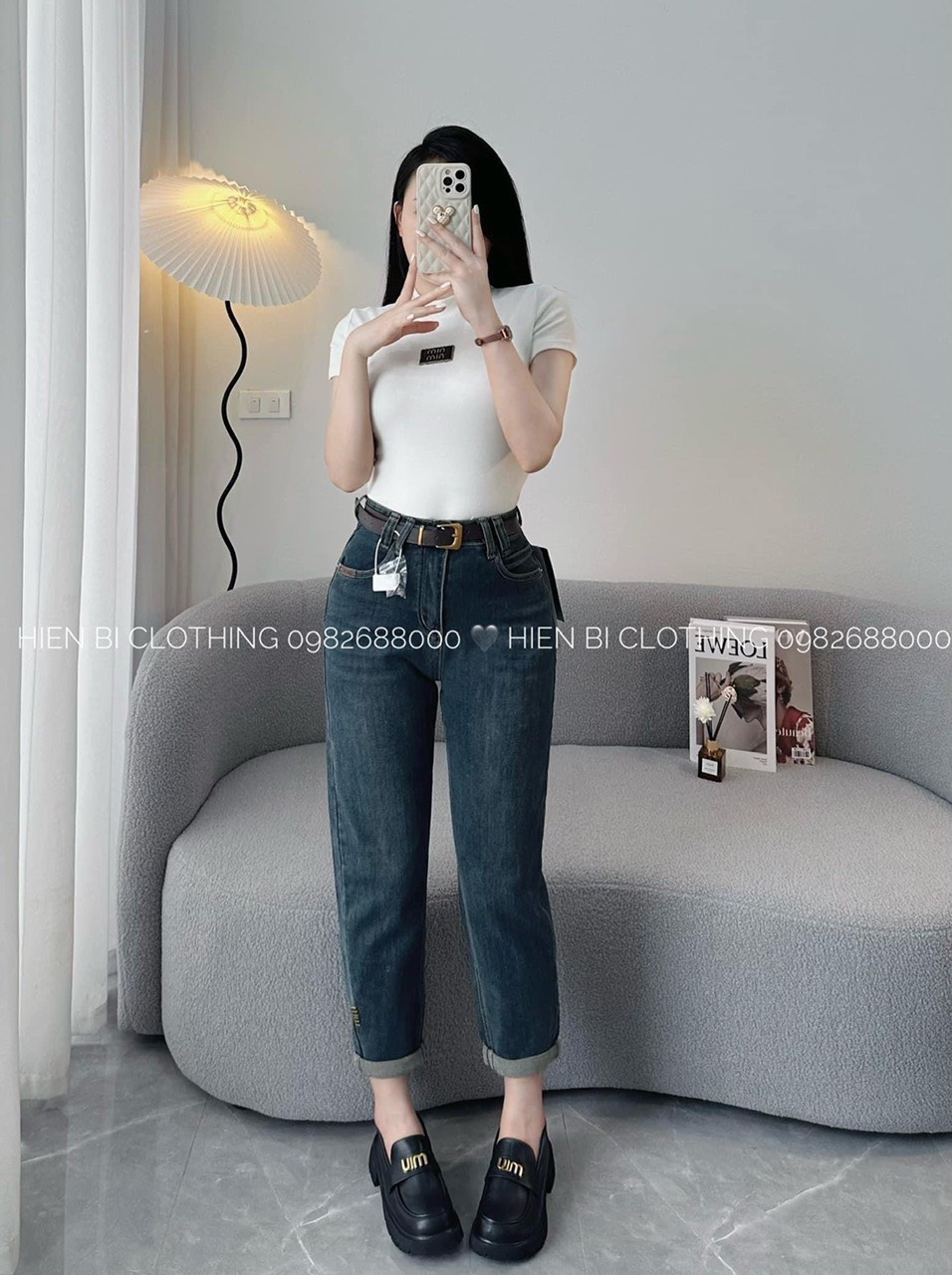 QUẦN JEAN BAGGY KÈM TAG CHANEL NỮ M2552