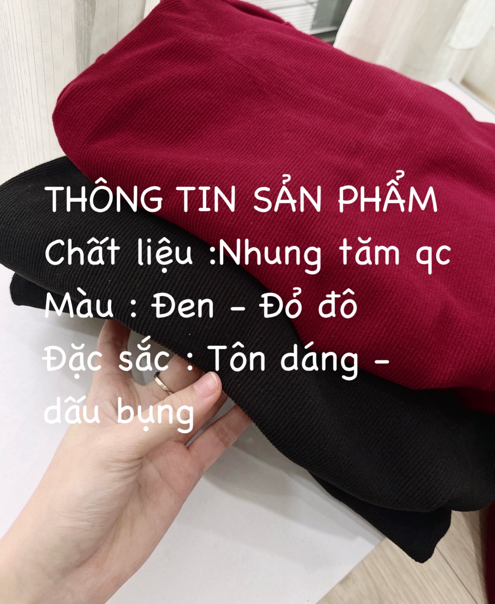 VÁY LEN NHUNG LI EO CỔ CAO 2P