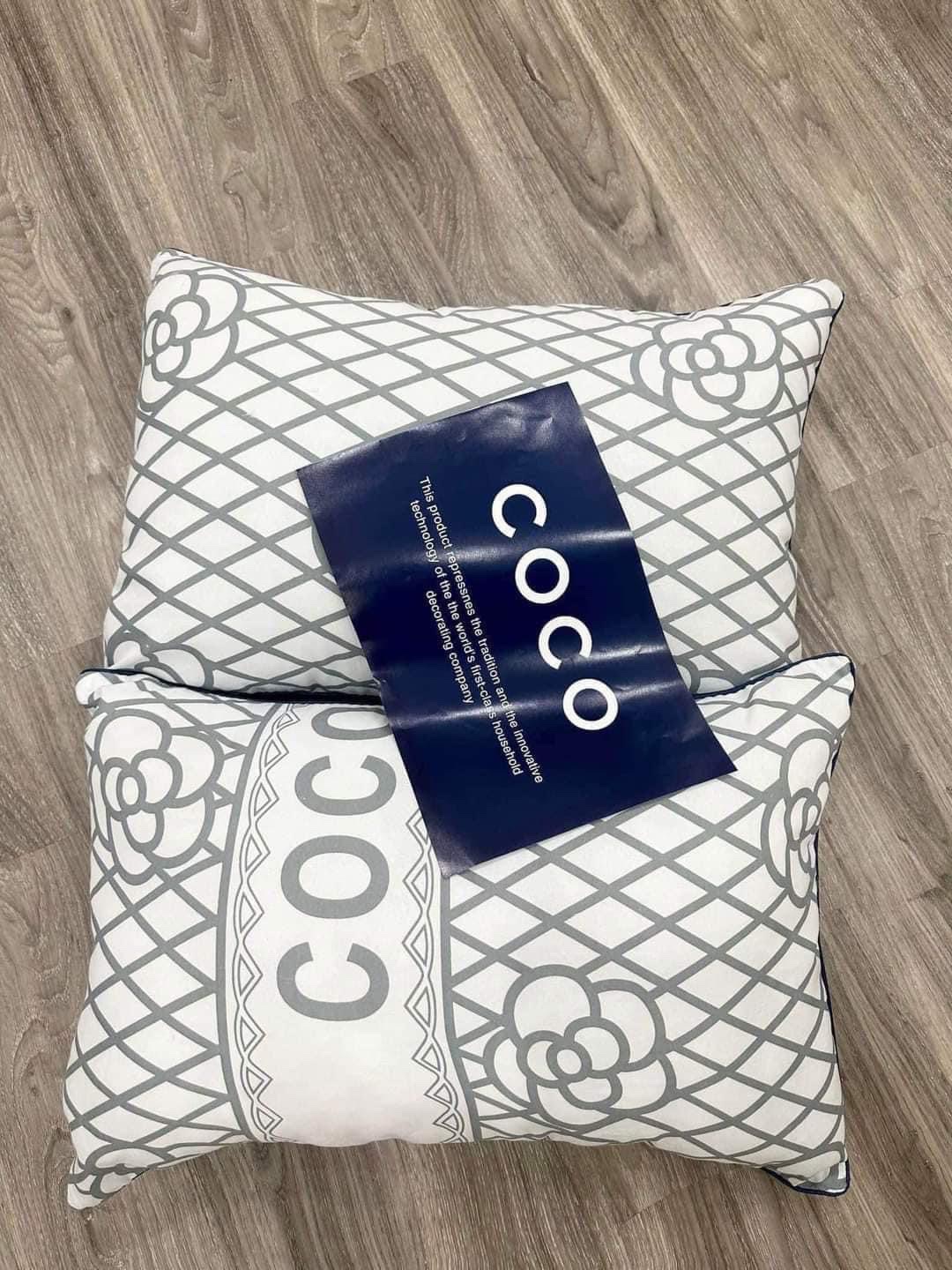 SET 2 GỐI HOA TRÀ COCO GIÁ TỐT