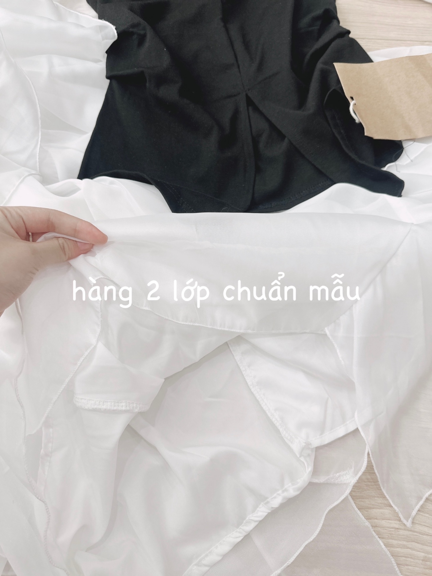 SET BỘ CHÂN VÁY TẦNG LỚP MIX ÁO LI SƯỜN XẺ TÀ