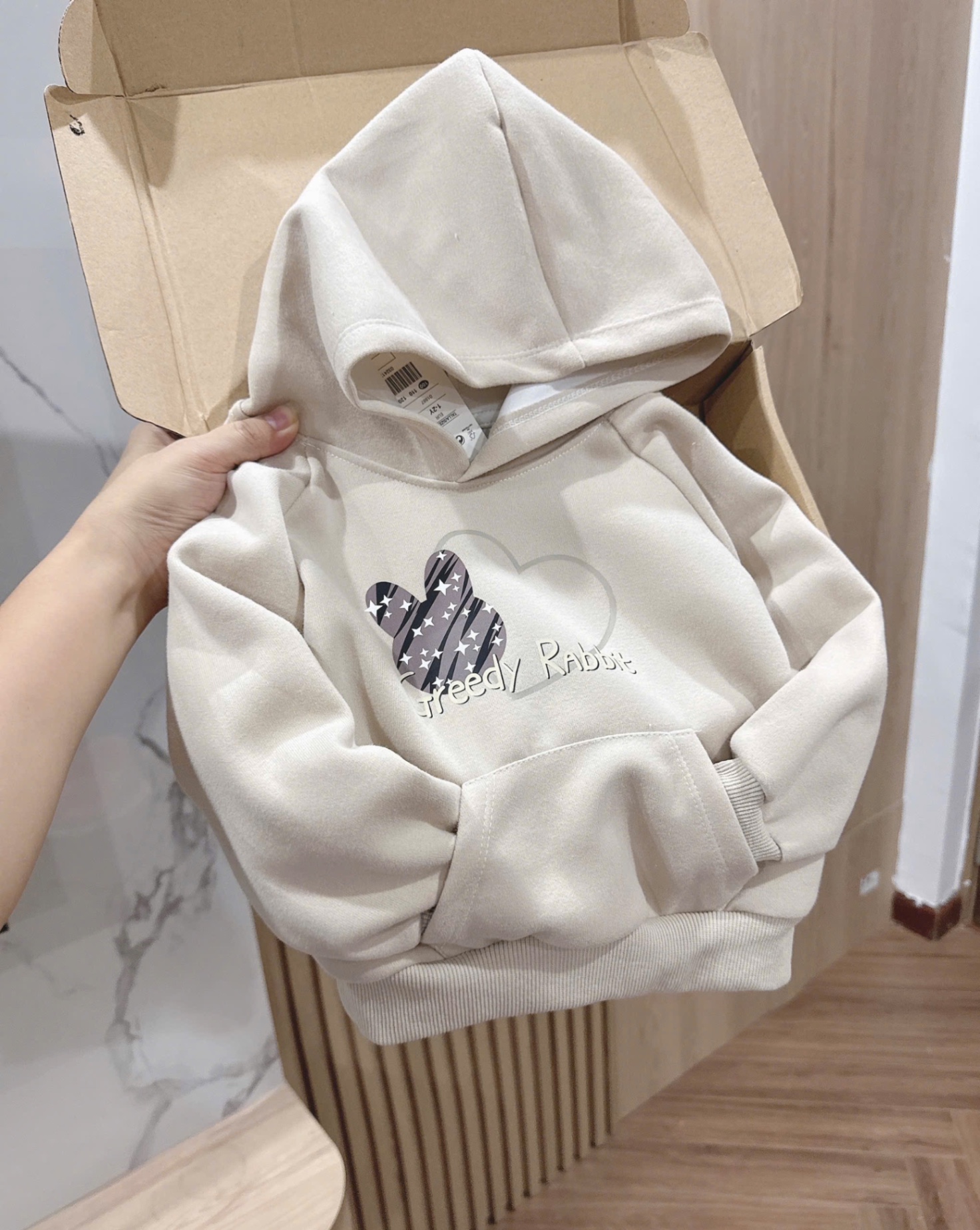 ÁO NỈ HODIE MICKY 2 DA ĐỎ BE