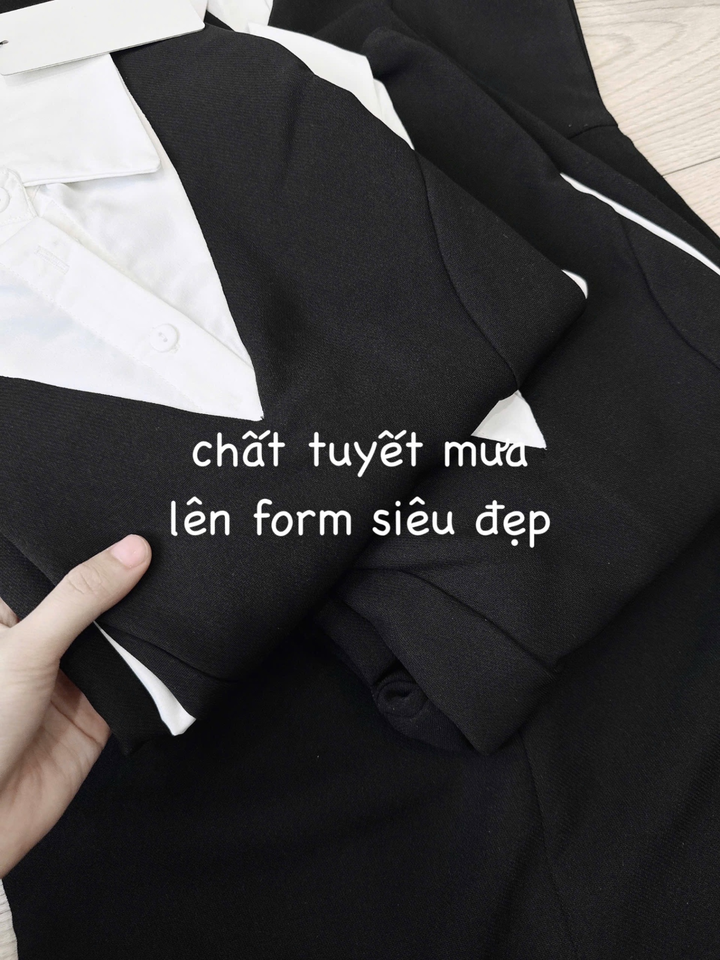 VÁY MIDI PHỐI SO MI XẺ TRƯỚC NẮP TÚI