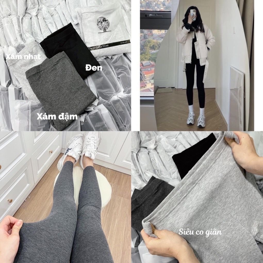 Hang QC - QUẦN LEGGING TĂM LÓT LÔNG MỊN