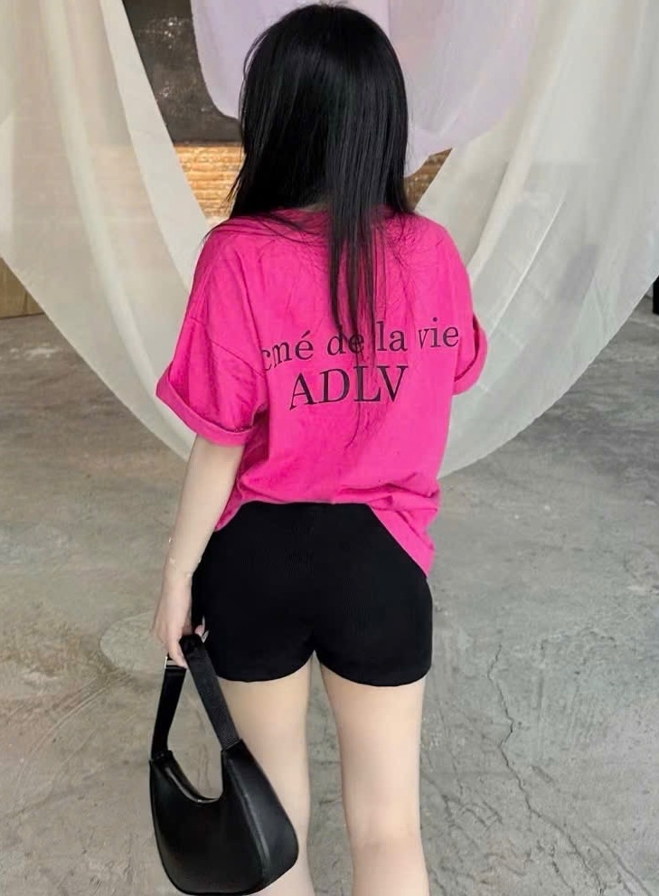 ÁO CỘC HỒNG DA CÁ ADLV NỮ