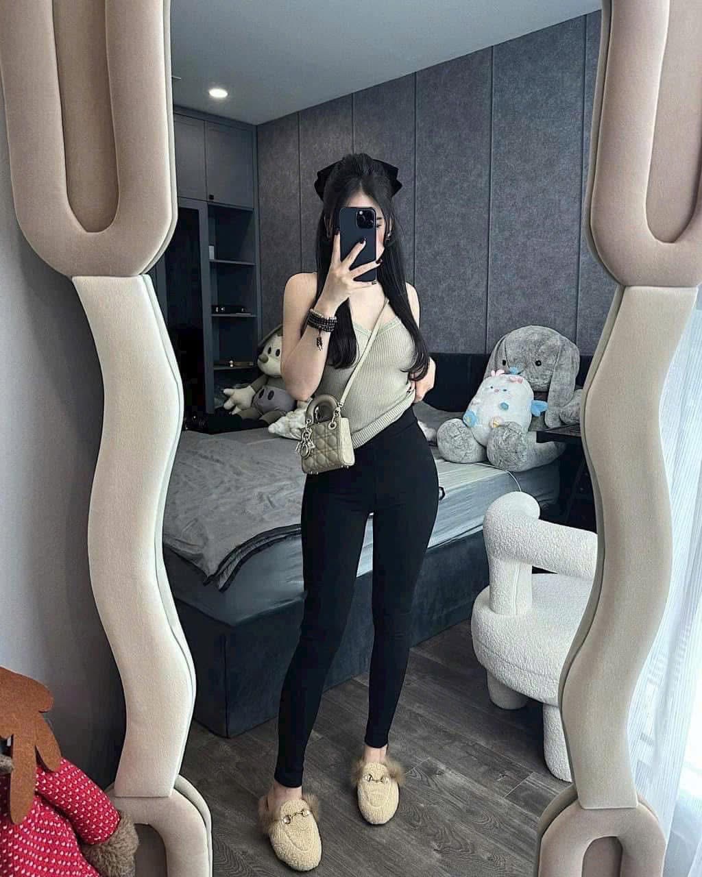 QUẦN LEGGING LÓT NỈ 7.0 HỘP ĐEN