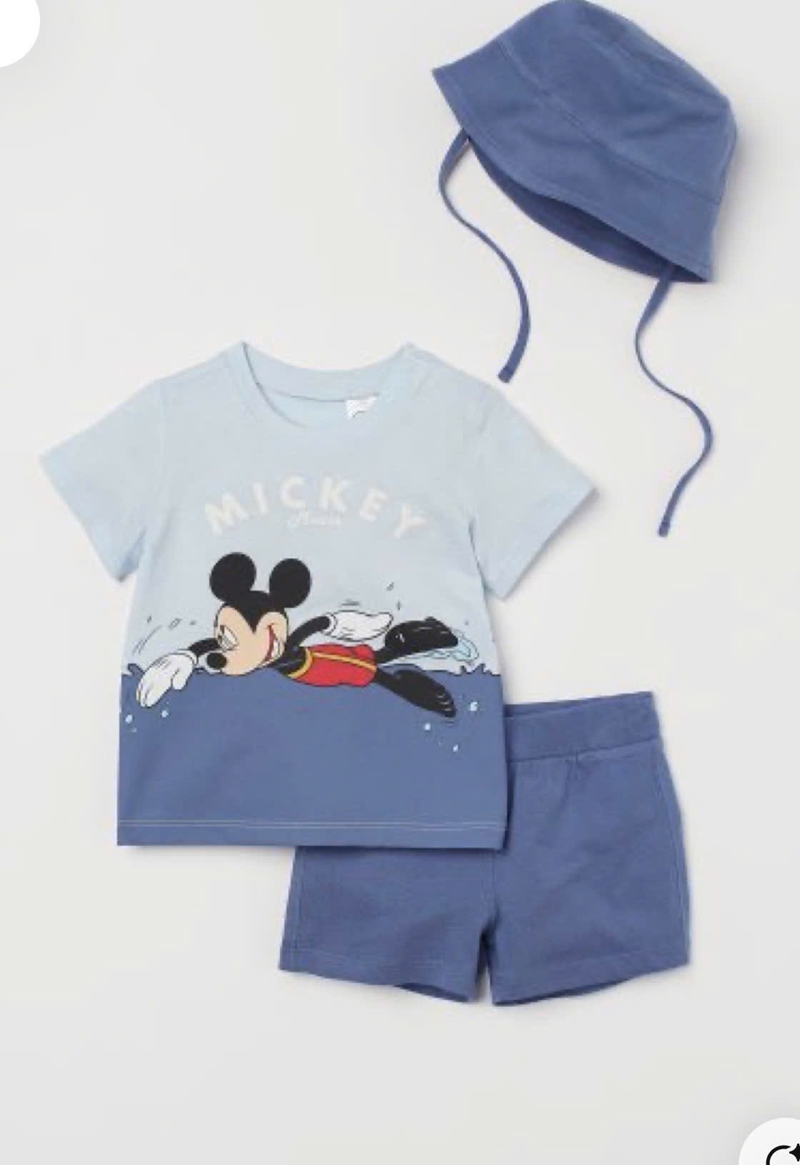 BỘ ĐÙI MICKY XANH KÈM MŨ BT