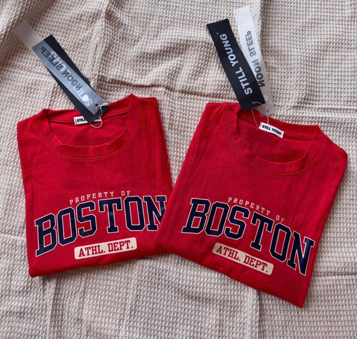 ÁO PULL CỘC ĐỎ BOSTON ATHL