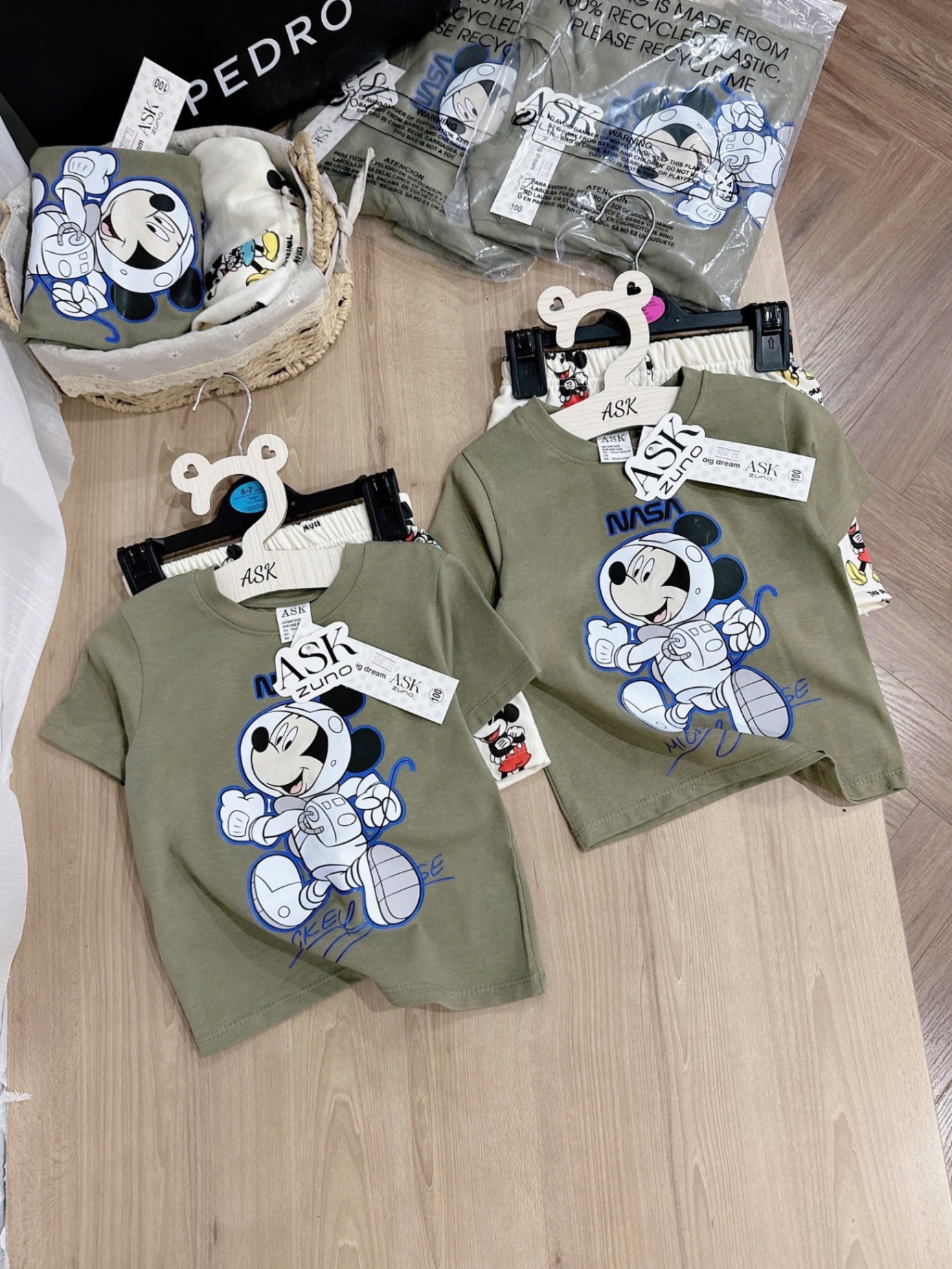 BỘ ĐÙI MICKY RÊU QUẦN BE BT