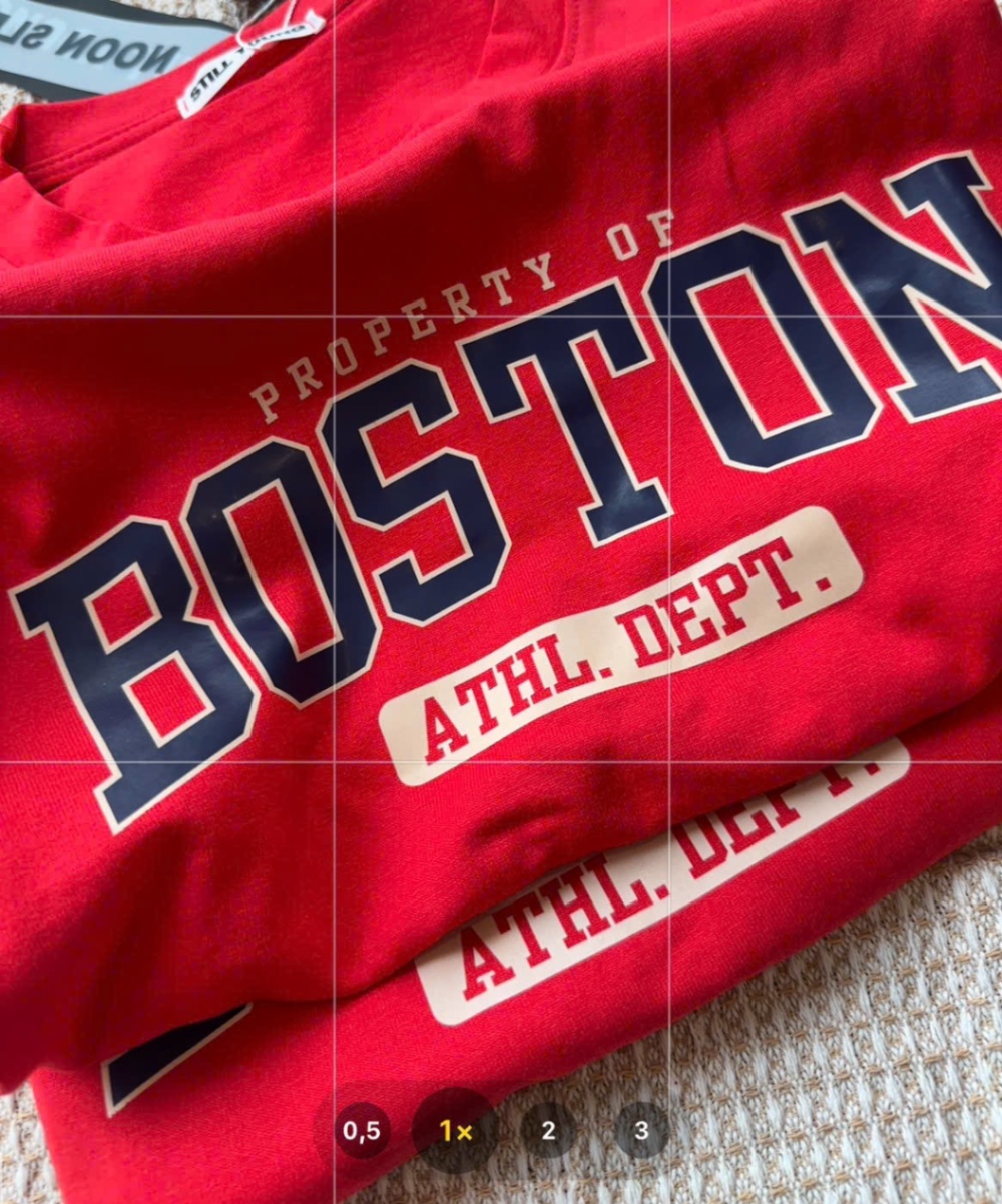 ÁO PULL CỘC ĐỎ BOSTON ATHL