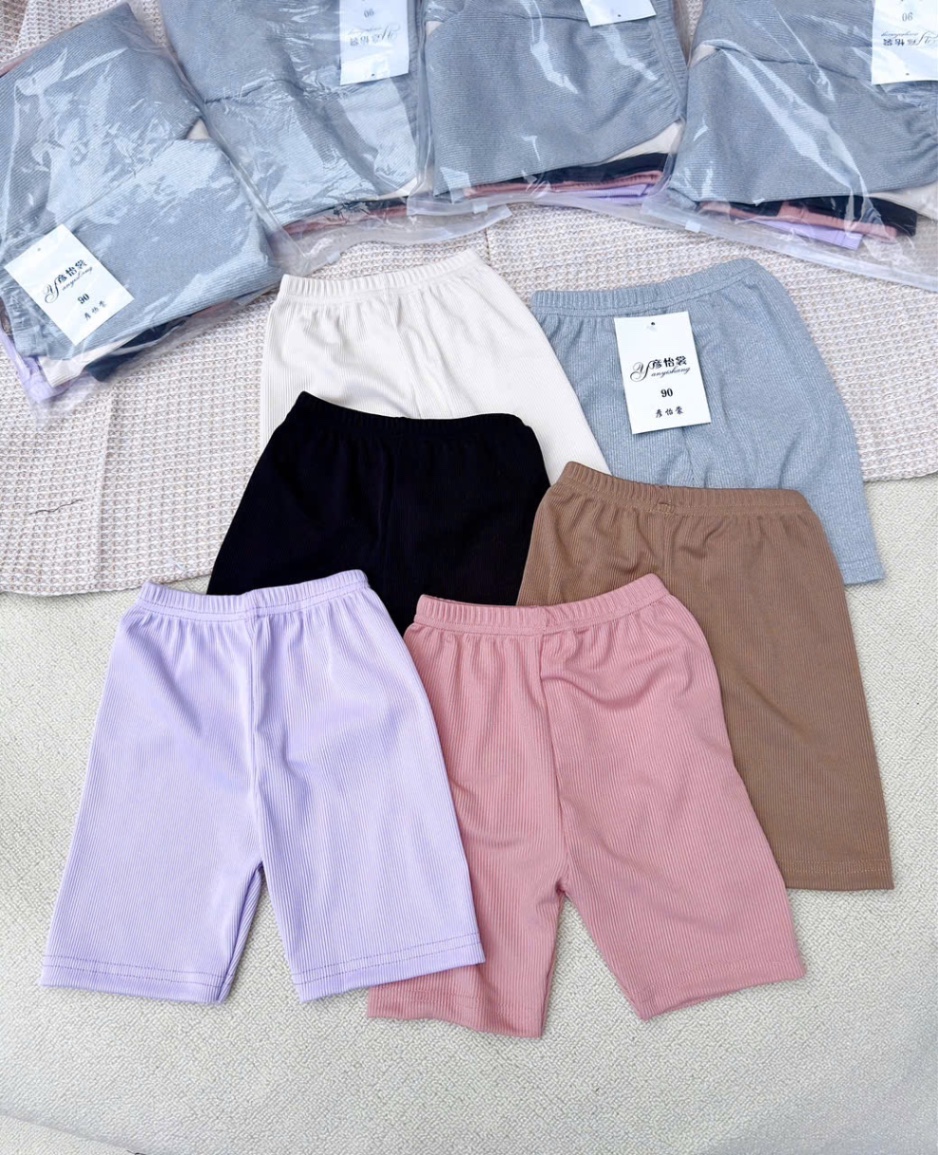 SET 6 QUẦN LEGGING TĂM ĐÙI BG