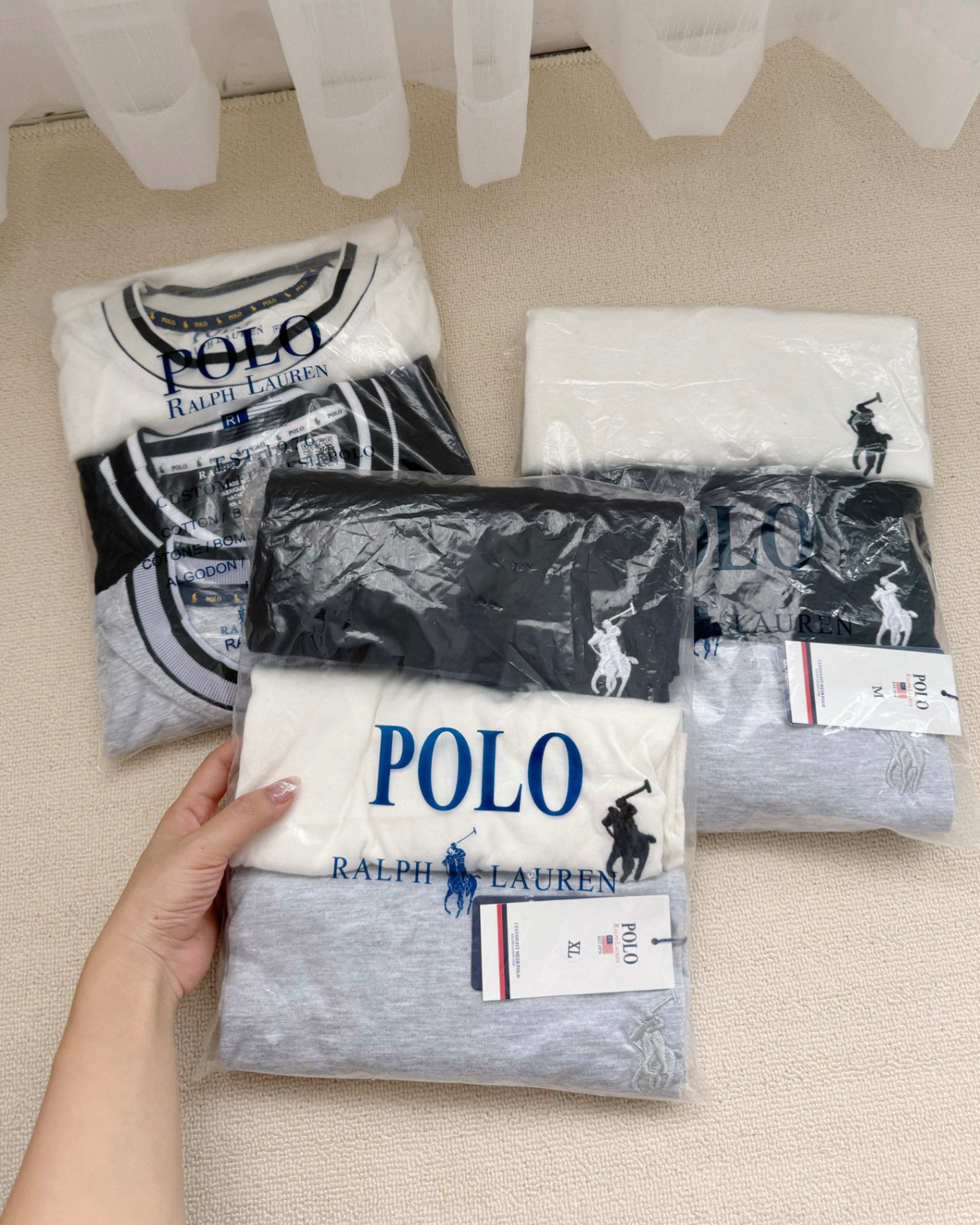 SET 3 ÁO POLO CỔ VIỀN XUẤT DƯ THÊU NGỰA NAM