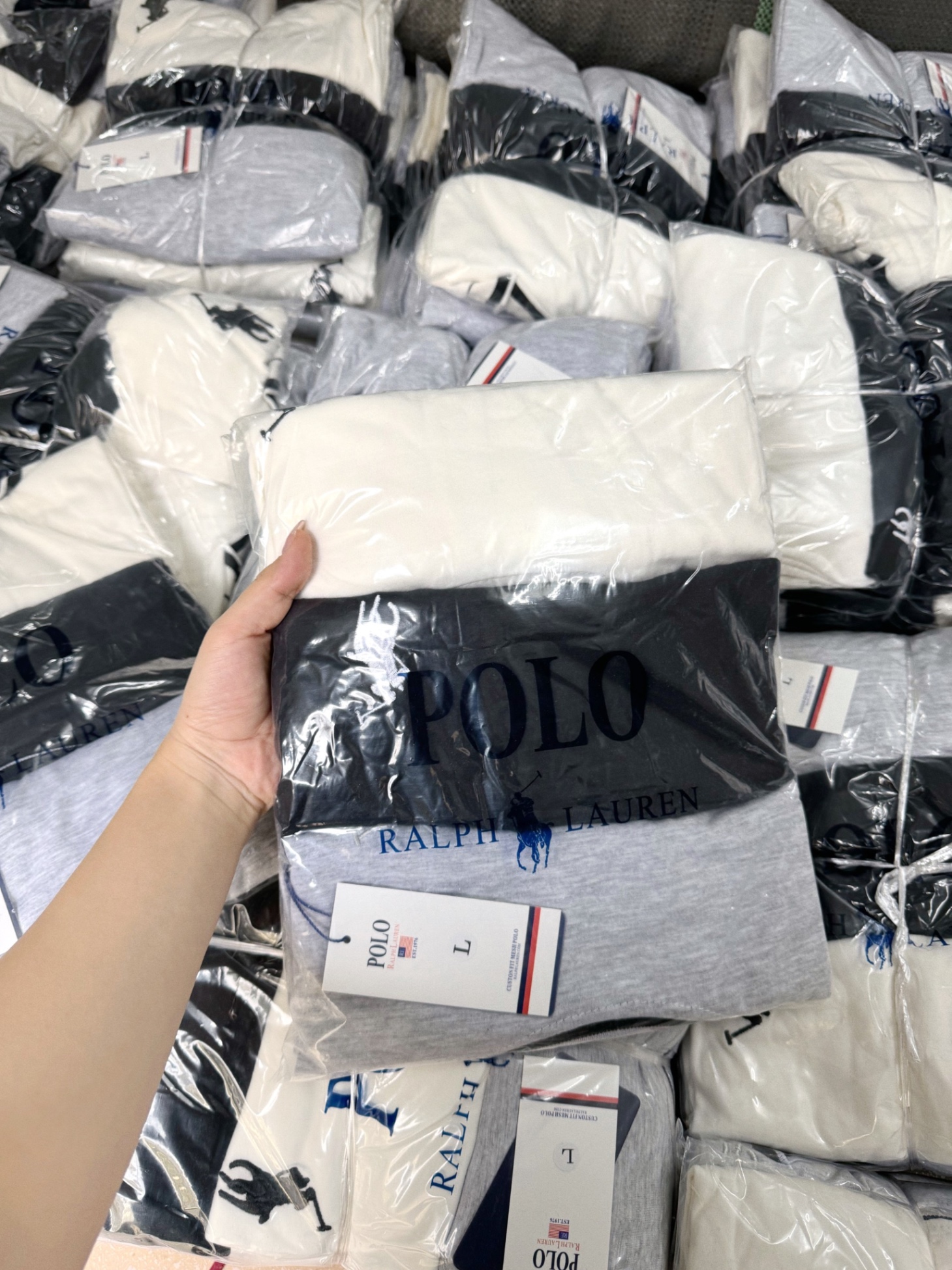 SET 3 ÁO POLO CỔ VIỀN XUẤT DƯ THÊU NGỰA NAM