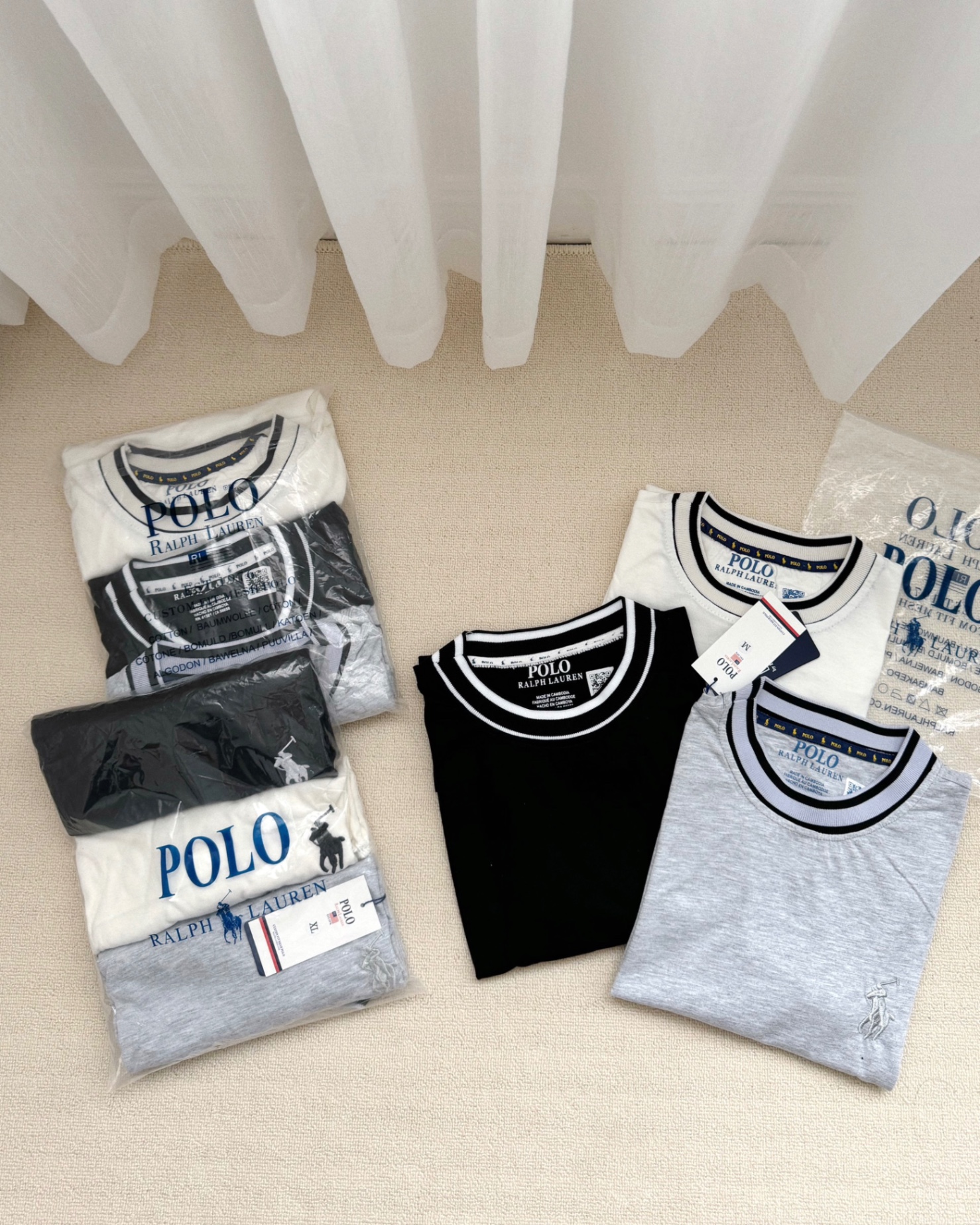 SET 3 ÁO POLO CỔ VIỀN XUẤT DƯ THÊU NGỰA NAM