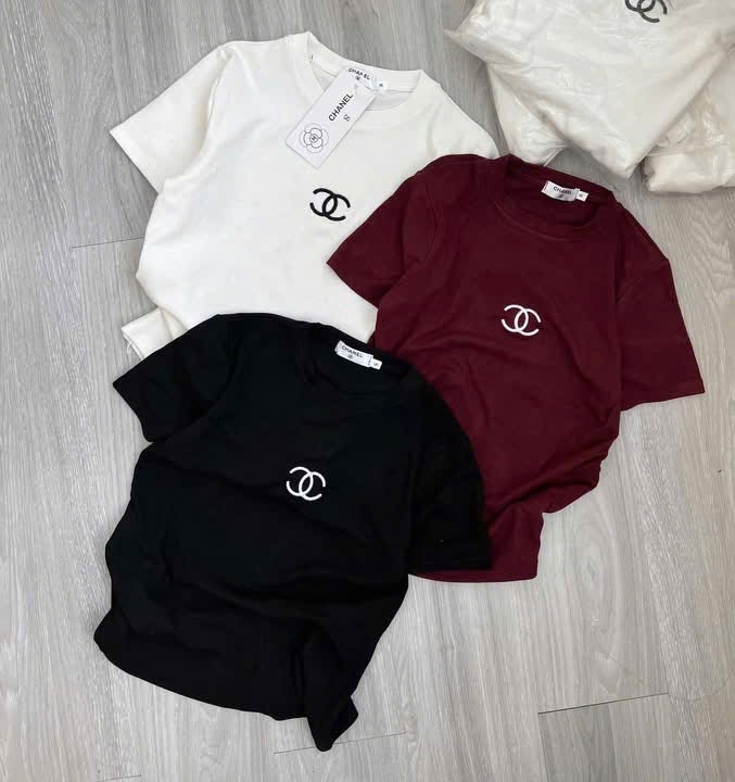 SET 3 ÁO PULL CỘC CLN TRẮNG ĐEN ĐỎ