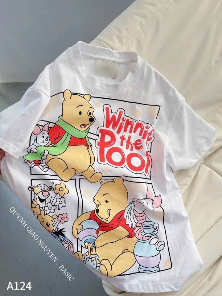 ÁO PULL CỘC GẤU TRẮNG WINNIE