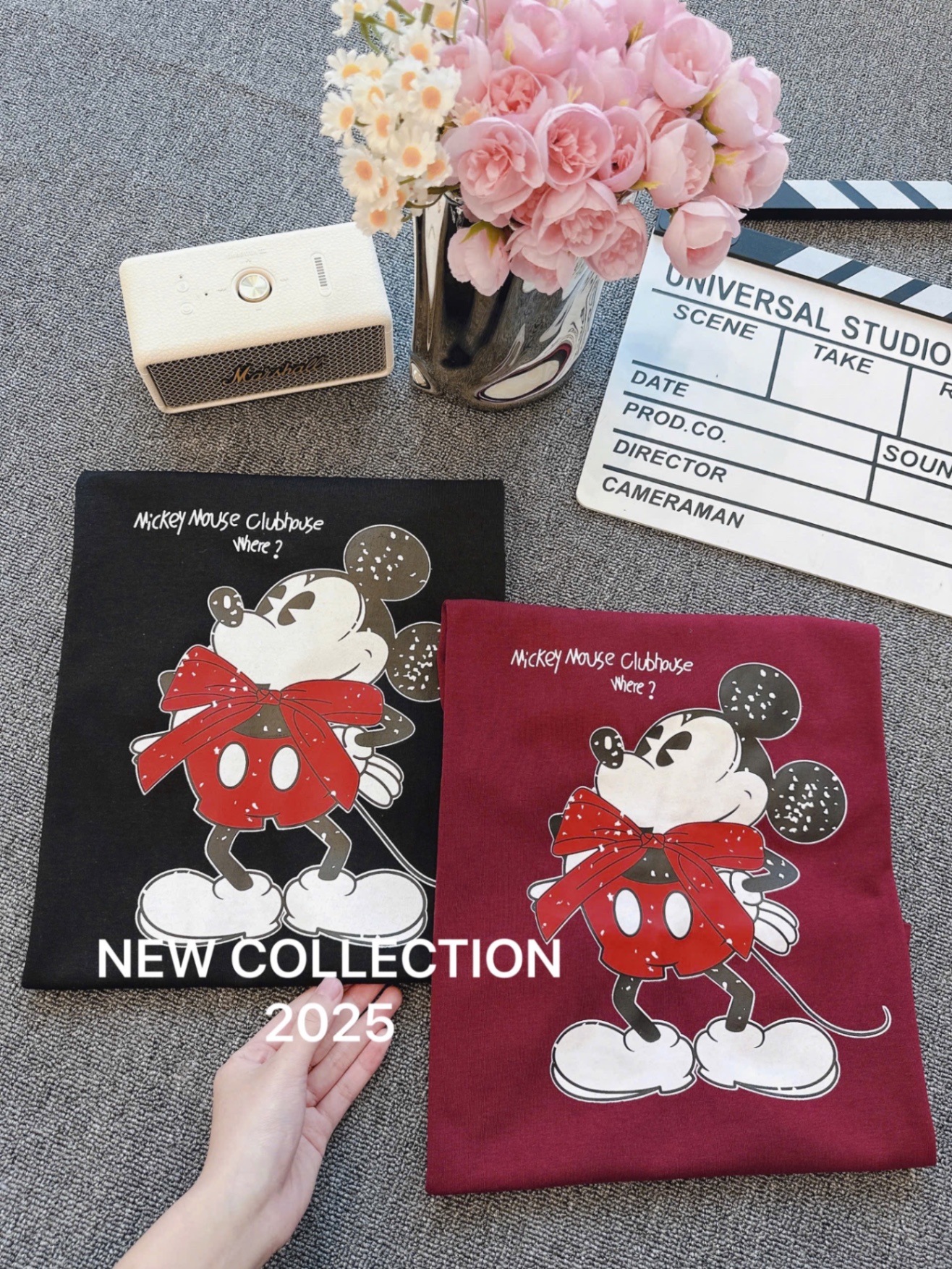 BỘ ĐÙI MICKY ĐỎ ĐEN SỐ 25