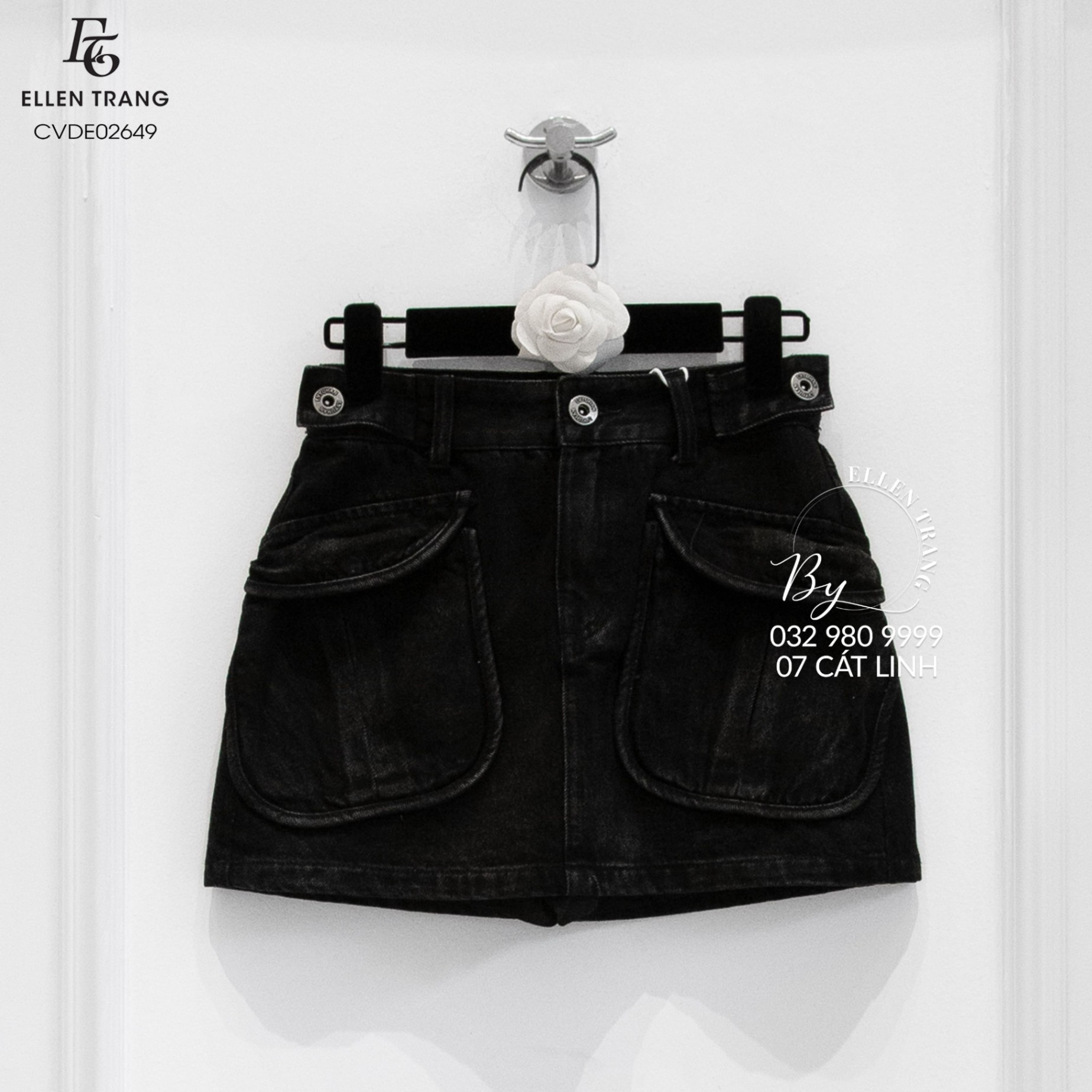 Chân váy jean đen , có hàng cúc ở giữa... - Shop sv_hai duong | Facebook