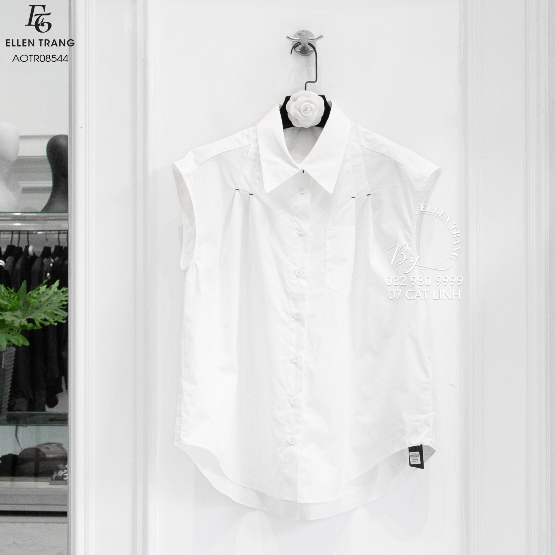 ÁO TRẮNG SÁT NÁCH NGỰC TRIẾT LY