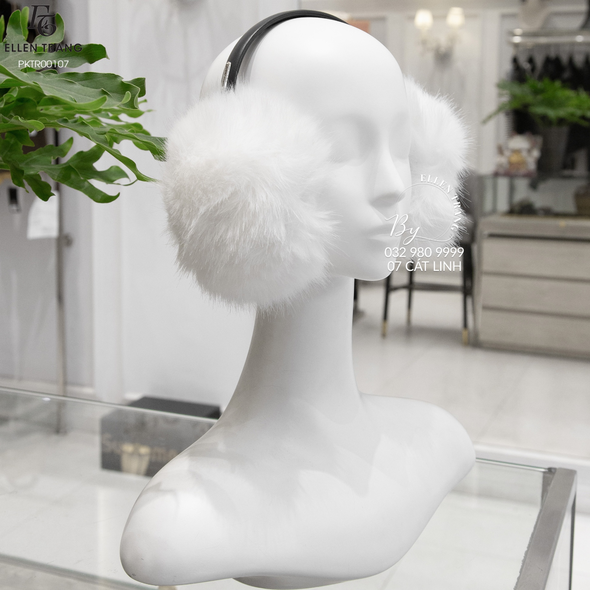 BỊT TAI LÔNG TRẮNG MIU MIU