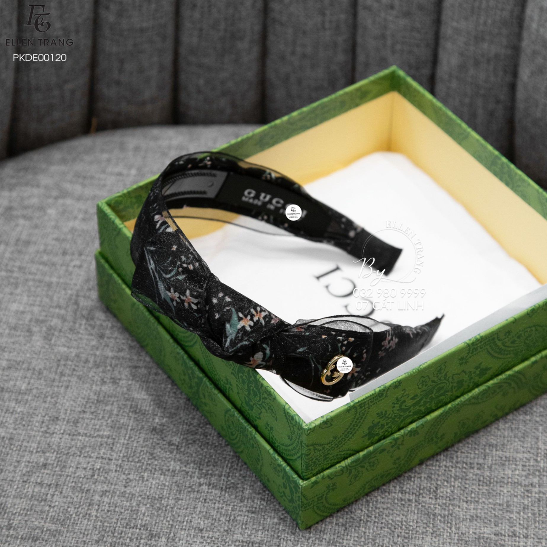 BỜM ĐEN LƯỚI HOA GUCCI